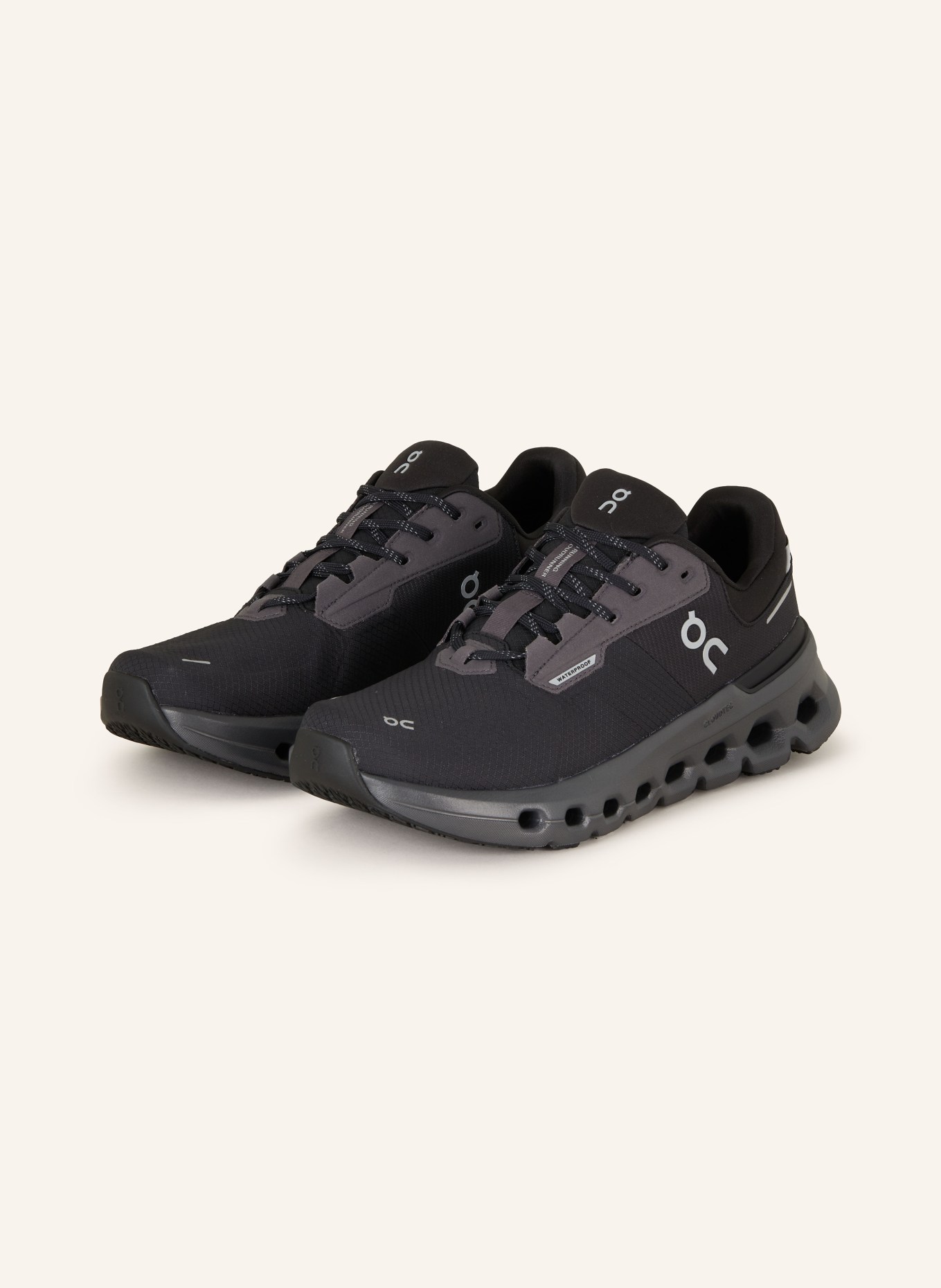 On Running shoes CLOUDRUNNER 2 WATERPROOF, Color: BLACK (Image 1)