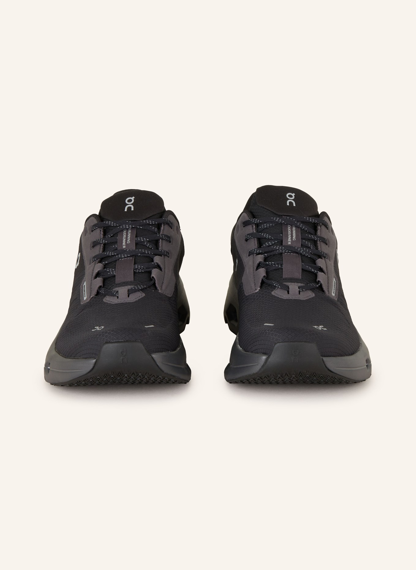 On Running shoes CLOUDRUNNER 2 WATERPROOF, Color: BLACK (Image 3)