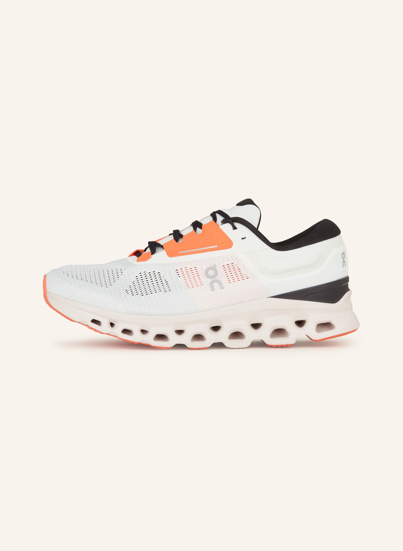 On Running shoes CLOUDSTRATUS 3, Color: WHITE/ LIGHT BROWN/ ORANGE (Image 4)