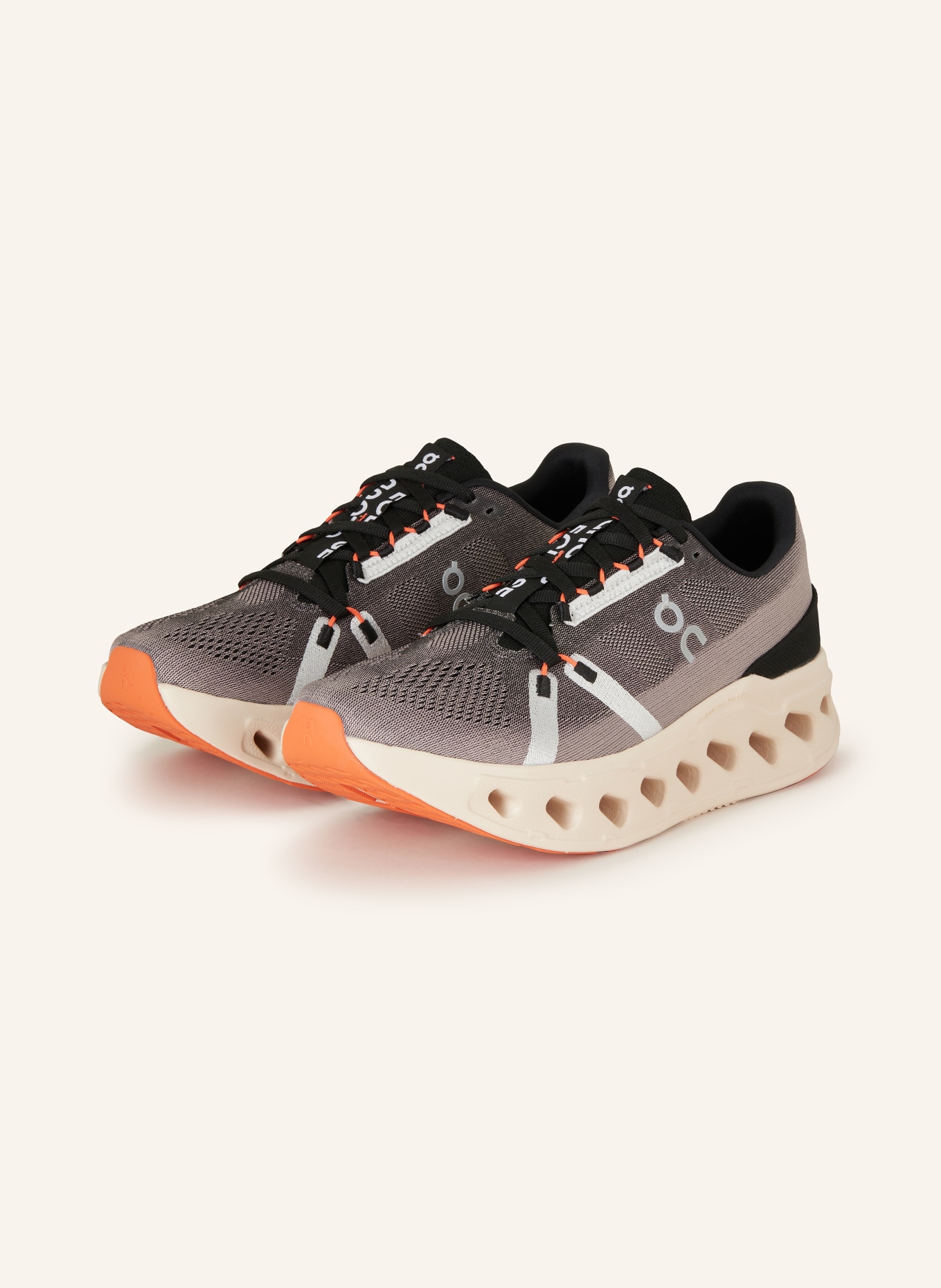On Running shoes CLOUDECLIPSE, Color: LIGHT BROWN/ BLACK (Image 1)