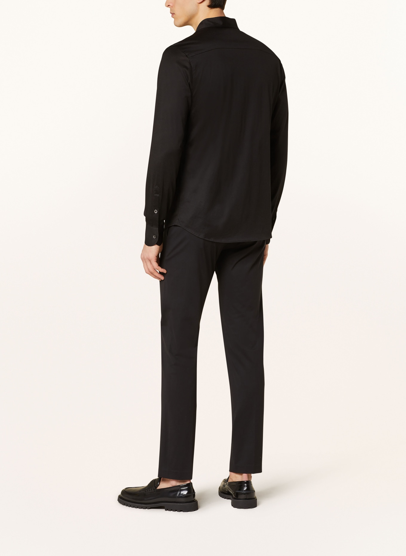 Stefan Brandt Jersey shirt slim fit, Color: BLACK (Image 3)