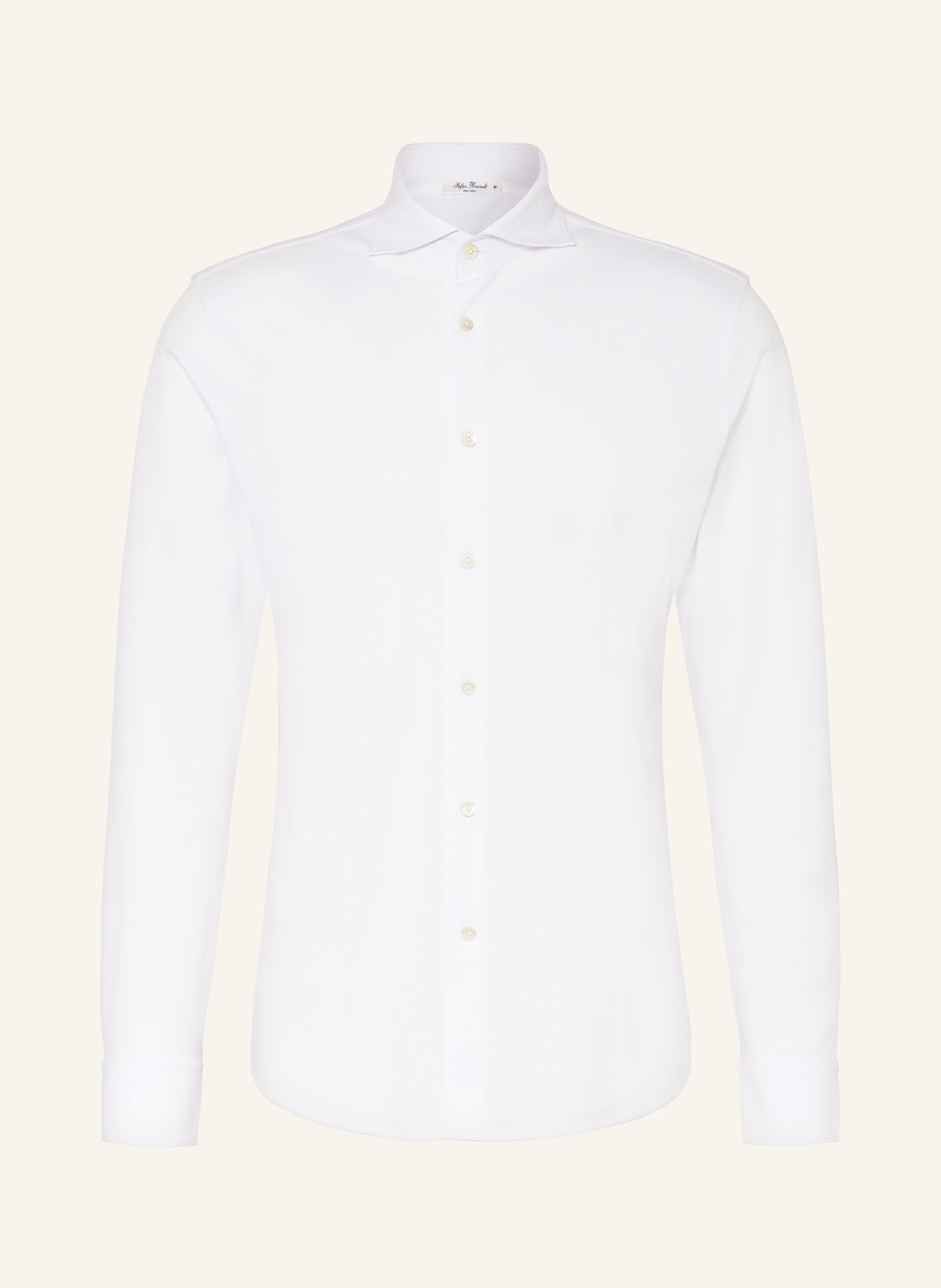 Stefan Brandt Piqué shirt slim fit, Color: WHITE (Image 1)