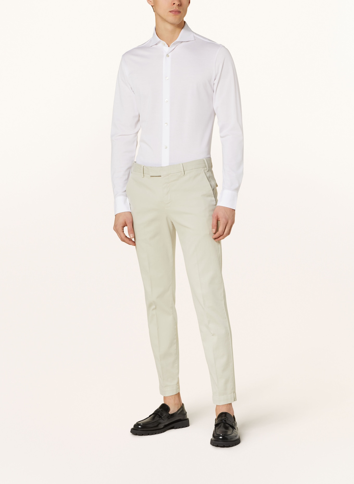 Stefan Brandt Piqué shirt slim fit, Color: WHITE (Image 2)