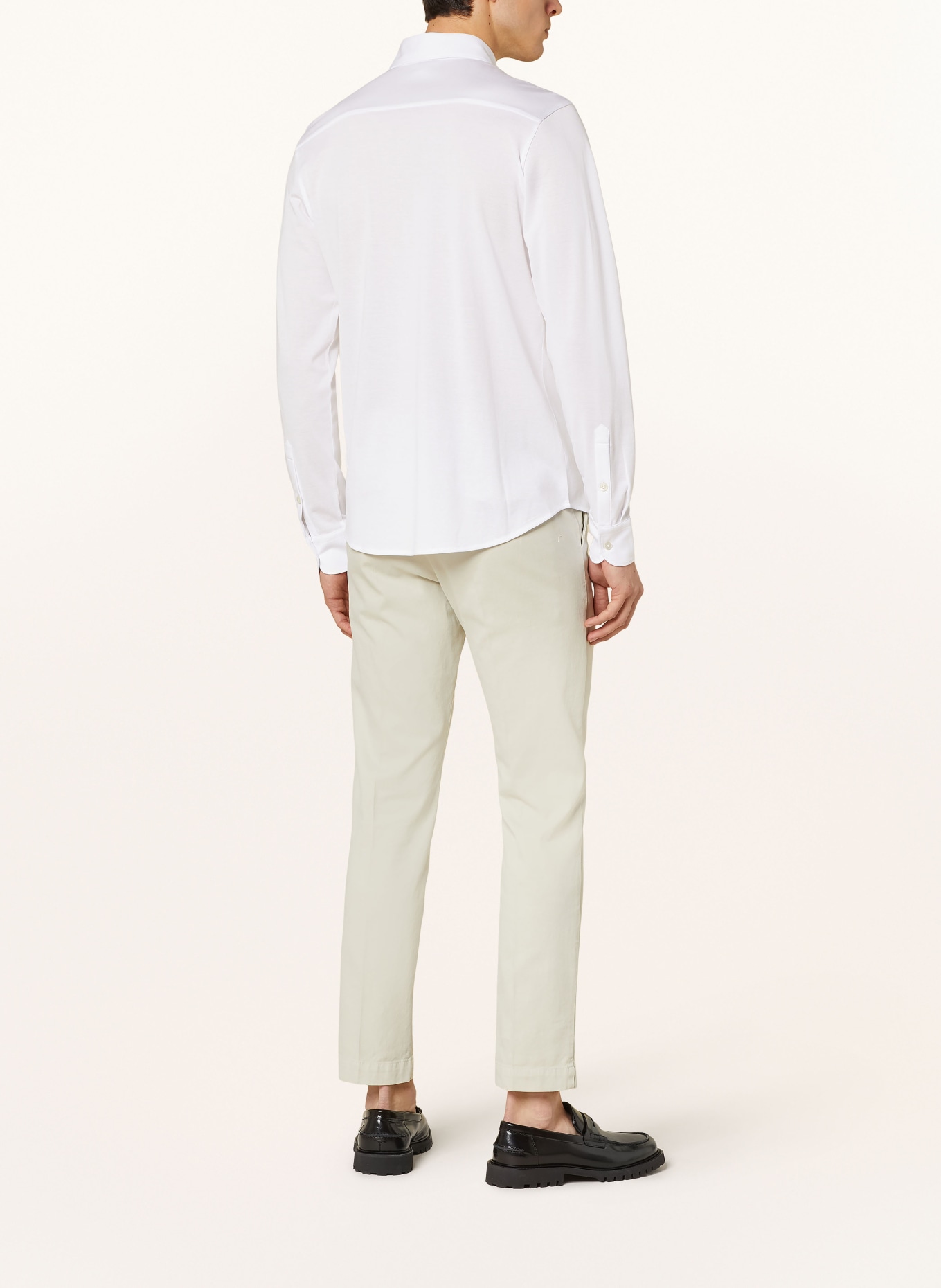 Stefan Brandt Piqué shirt slim fit, Color: WHITE (Image 3)