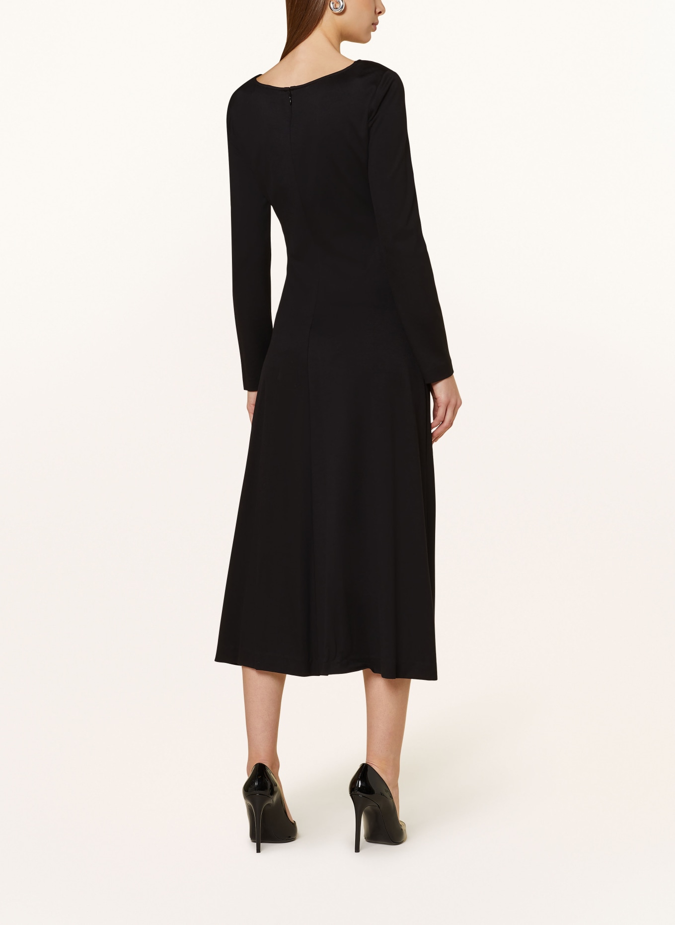 DIANE VON FURSTENBERG Jersey dress ANDREINA, Color: BLACK (Image 3)