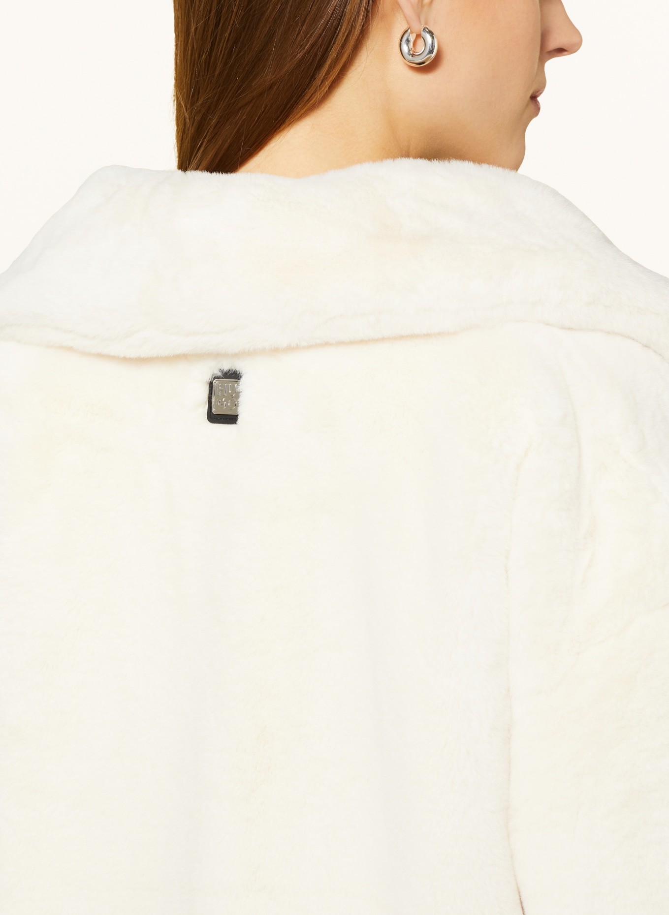 HUGO Faux fur jacket FILISSI, Color: CREAM (Image 5)