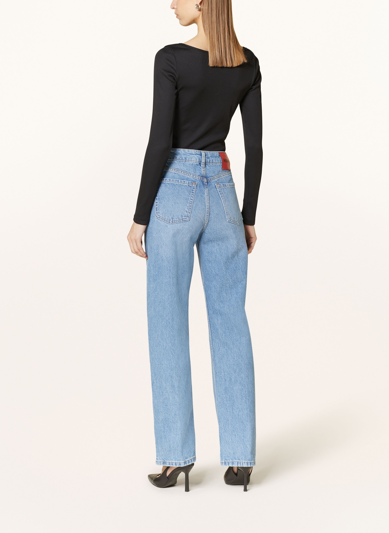 HUGO Straight jeans GILISSI, Color: 432 BRIGHT BLUE (Image 3)