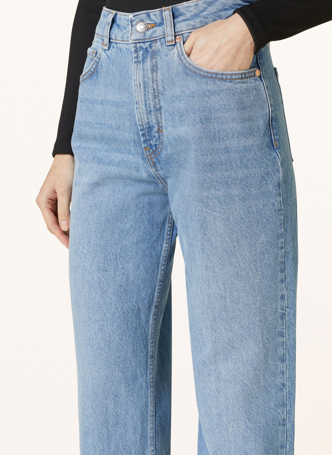 HUGO Straight Jeans GILISSI, Farbe: 432 BRIGHT BLUE (Bild 5)