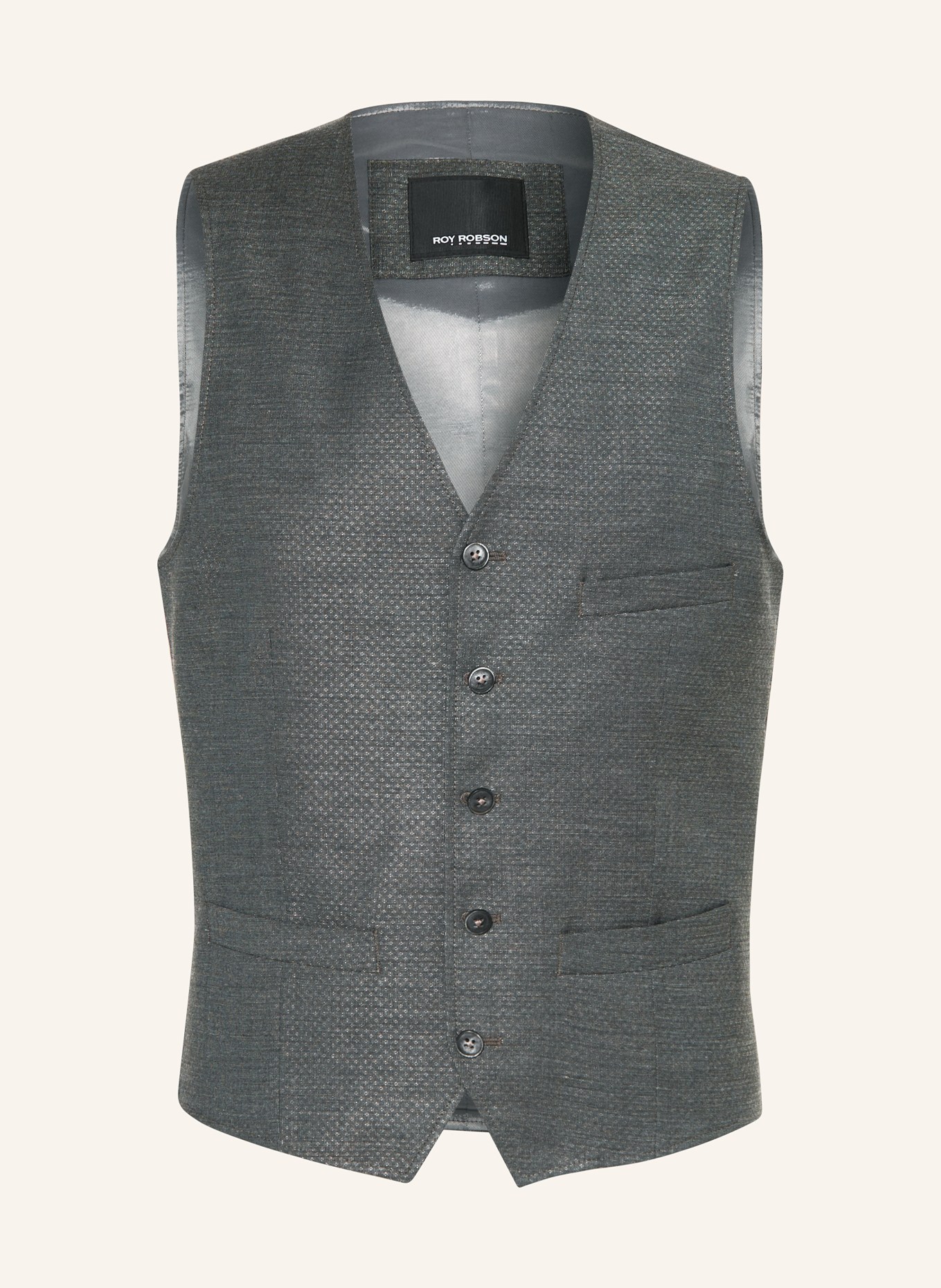 Roy Robson Suit vest extra slim fit, Color: A320 BRIGHT GREEN (Image 1)