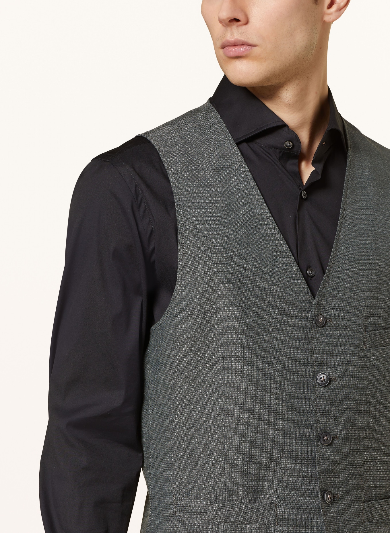 Roy Robson Suit vest extra slim fit, Color: A320 BRIGHT GREEN (Image 5)