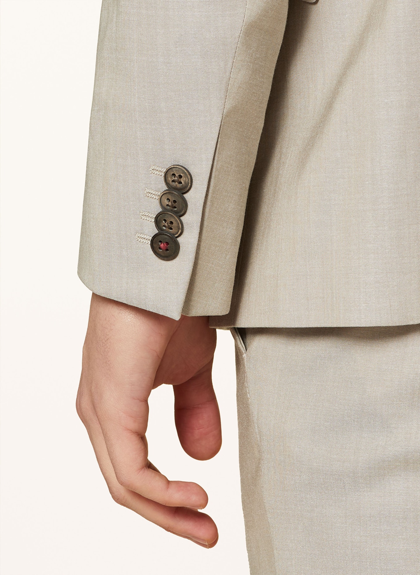 Roy Robson Suit jacket Slim Fit, Color: A250 BEIGE/KHAKI (Image 6)