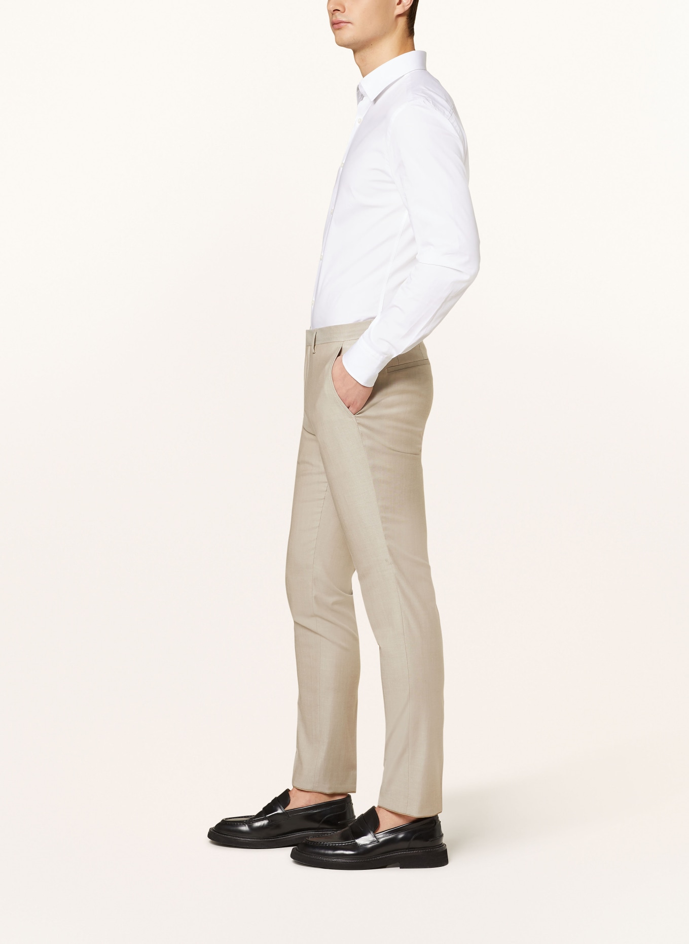 Roy Robson Oblekové kalhoty Slim Fit, Barva: A250 BEIGE/KHAKI (Obrázek 5)
