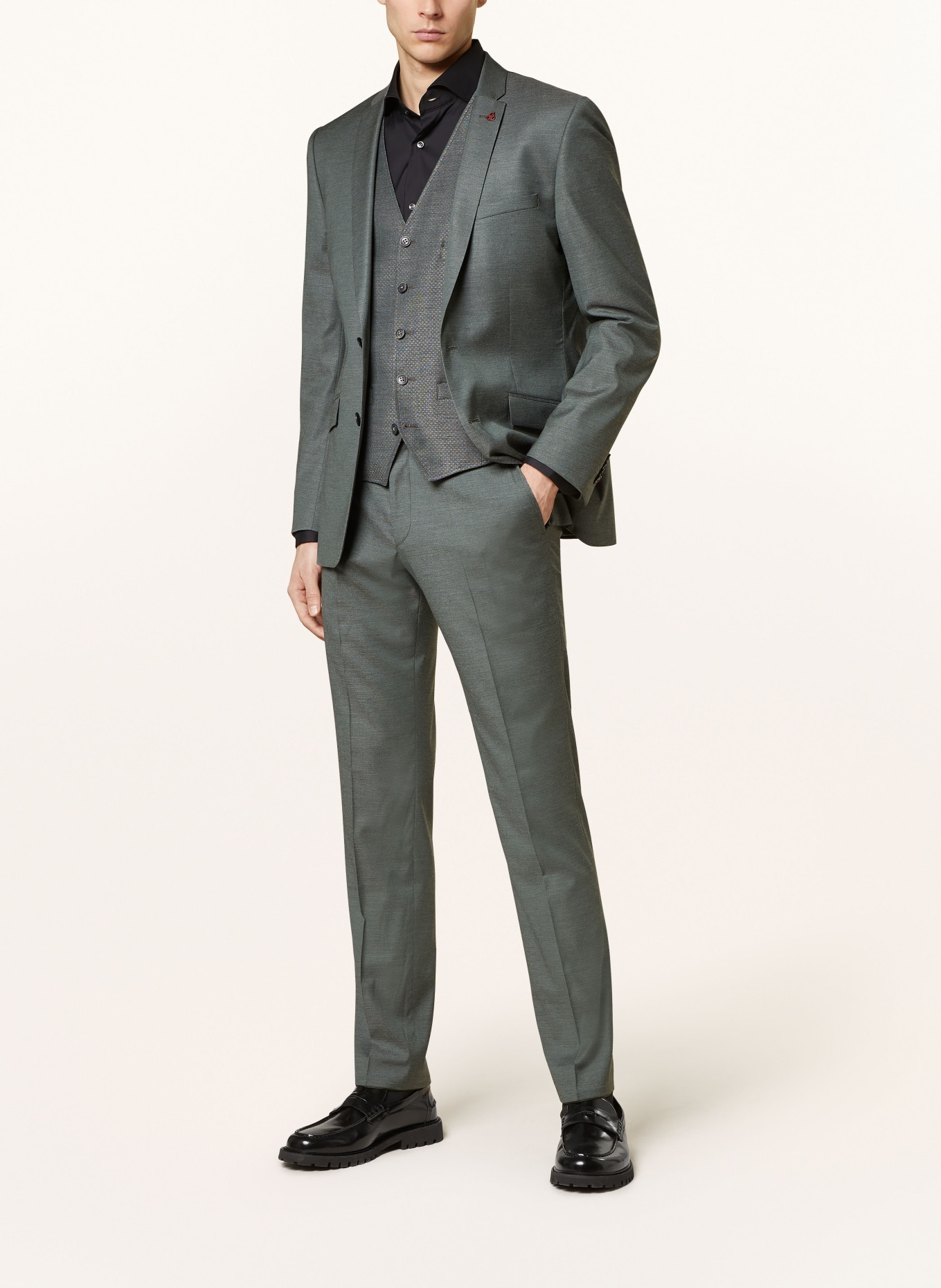 Roy Robson Suit trousers slim fit, Color: A320 BRIGHT GREEN (Image 2)