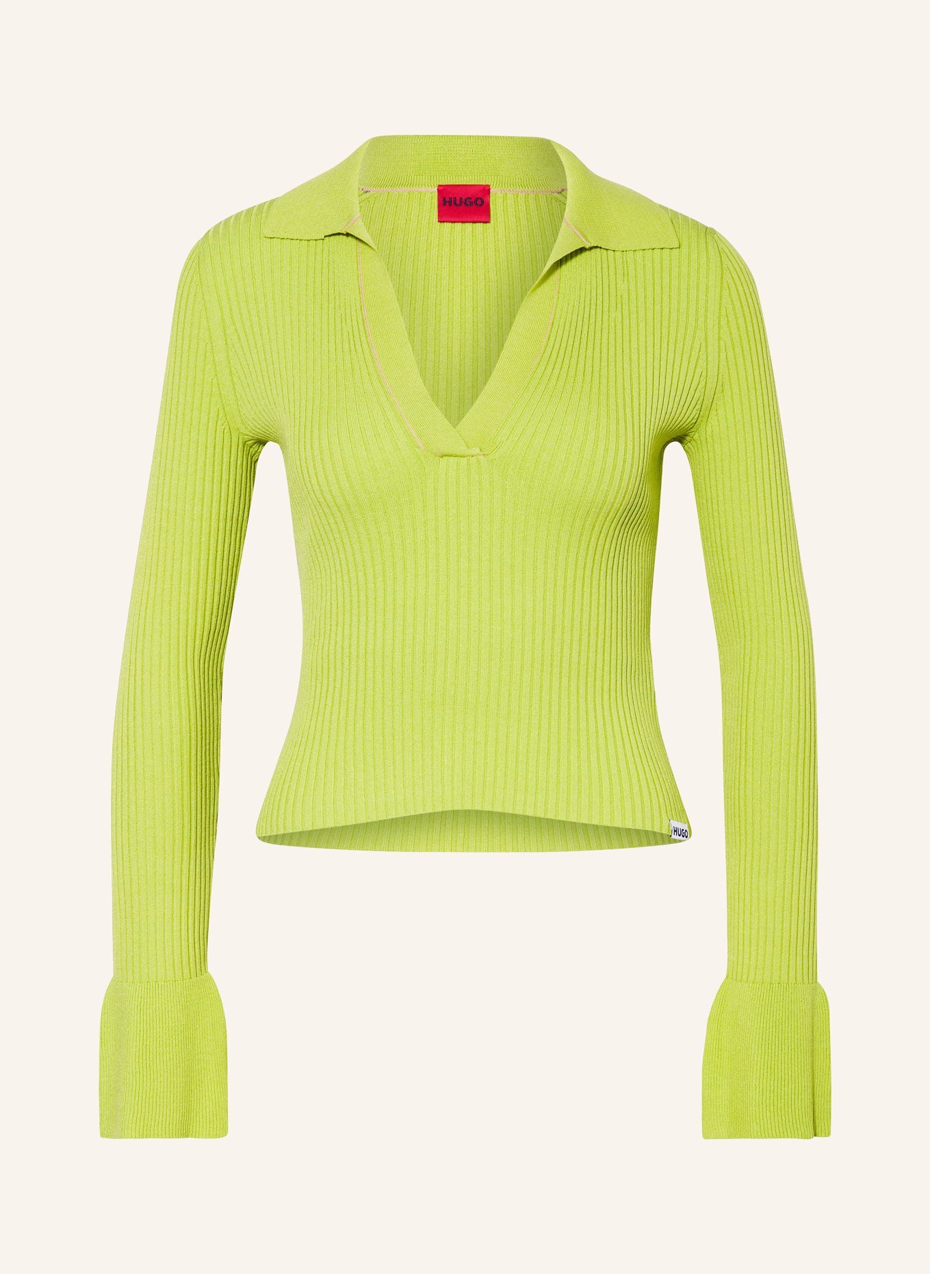 HUGO Sweater SHARRENO, Color: LIGHT GREEN (Image 1)