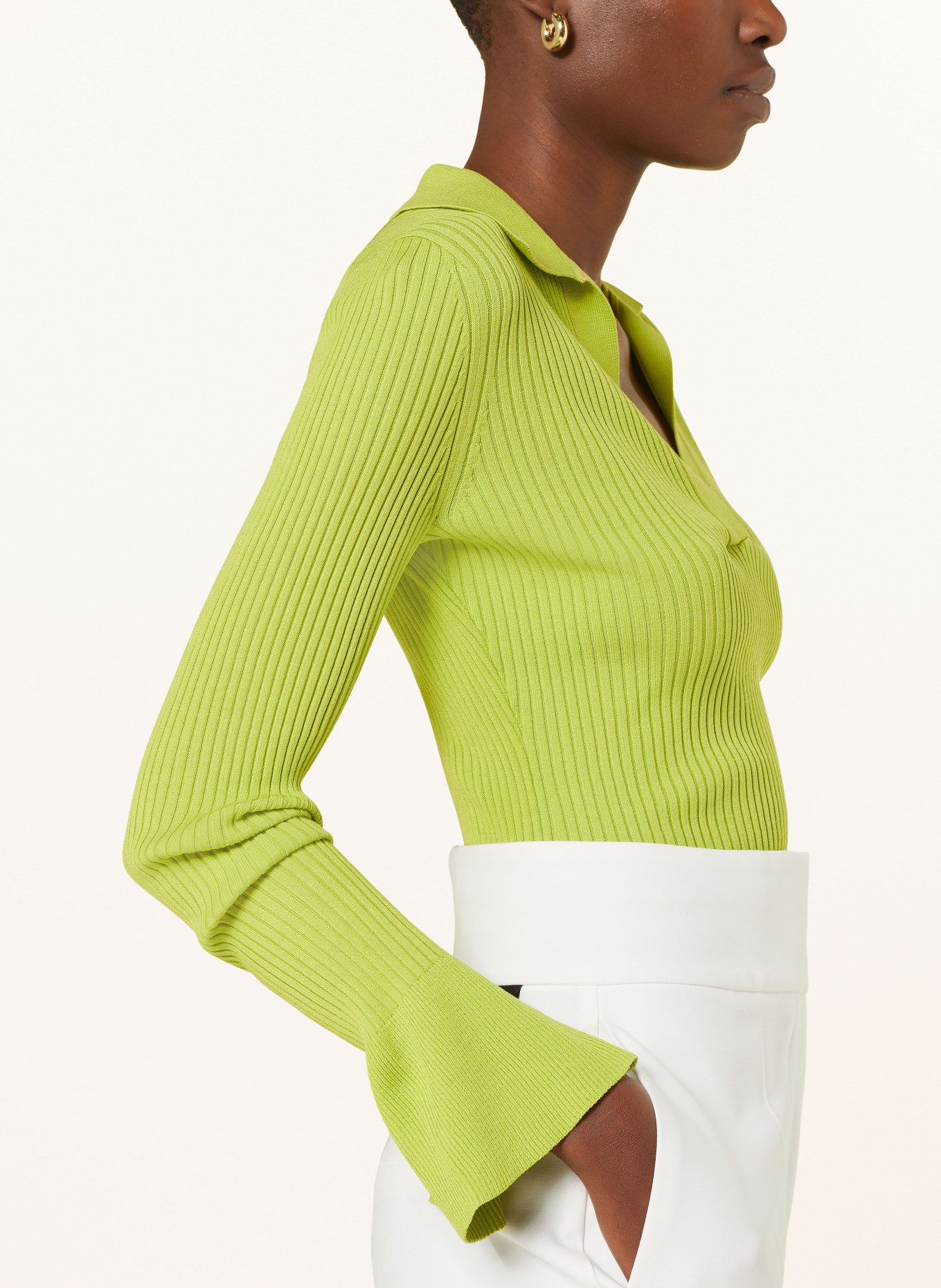 HUGO Sweater SHARRENO, Color: LIGHT GREEN (Image 4)