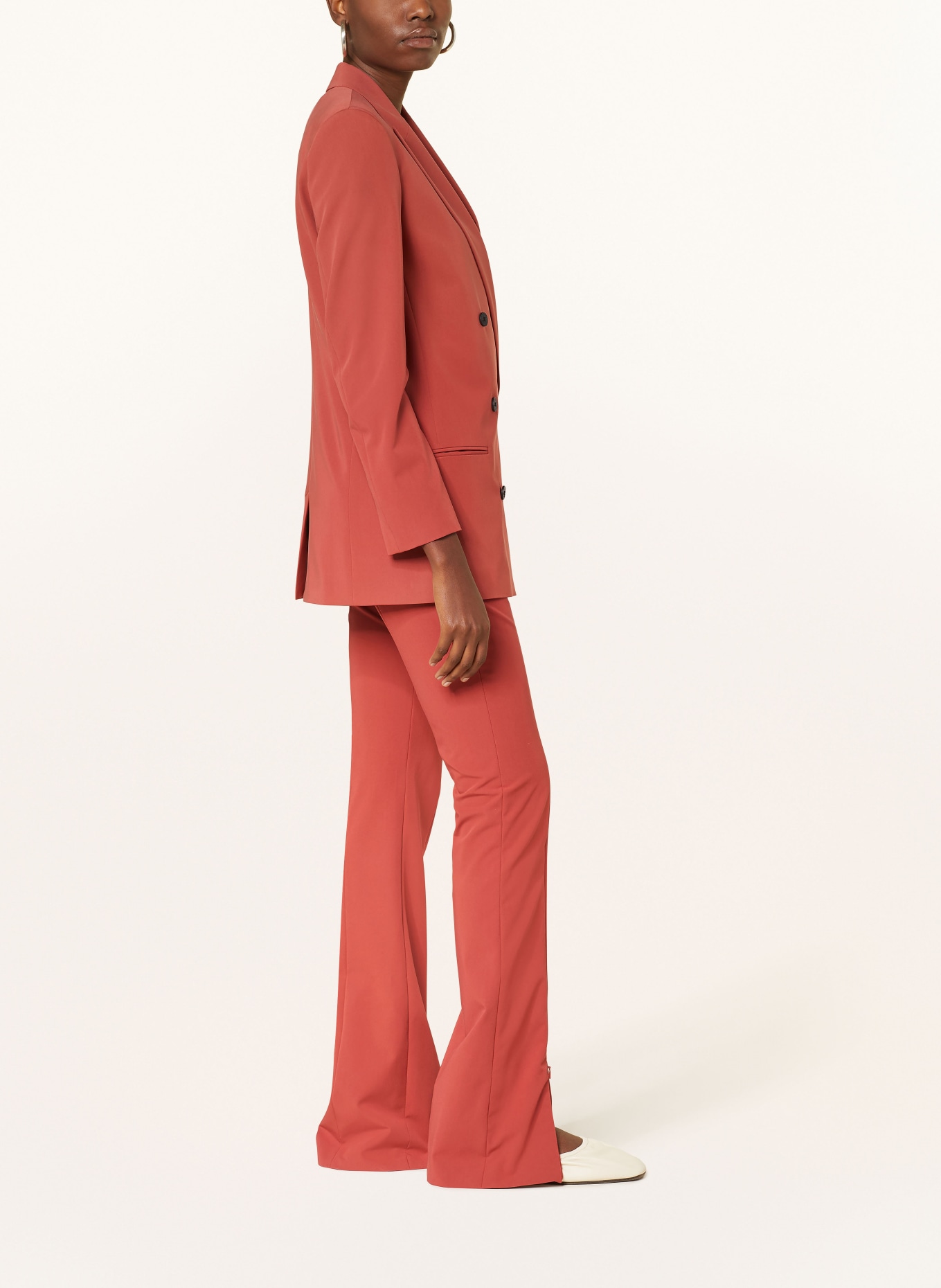 HUGO Trousers HALICE, Color: DARK RED (Image 4)