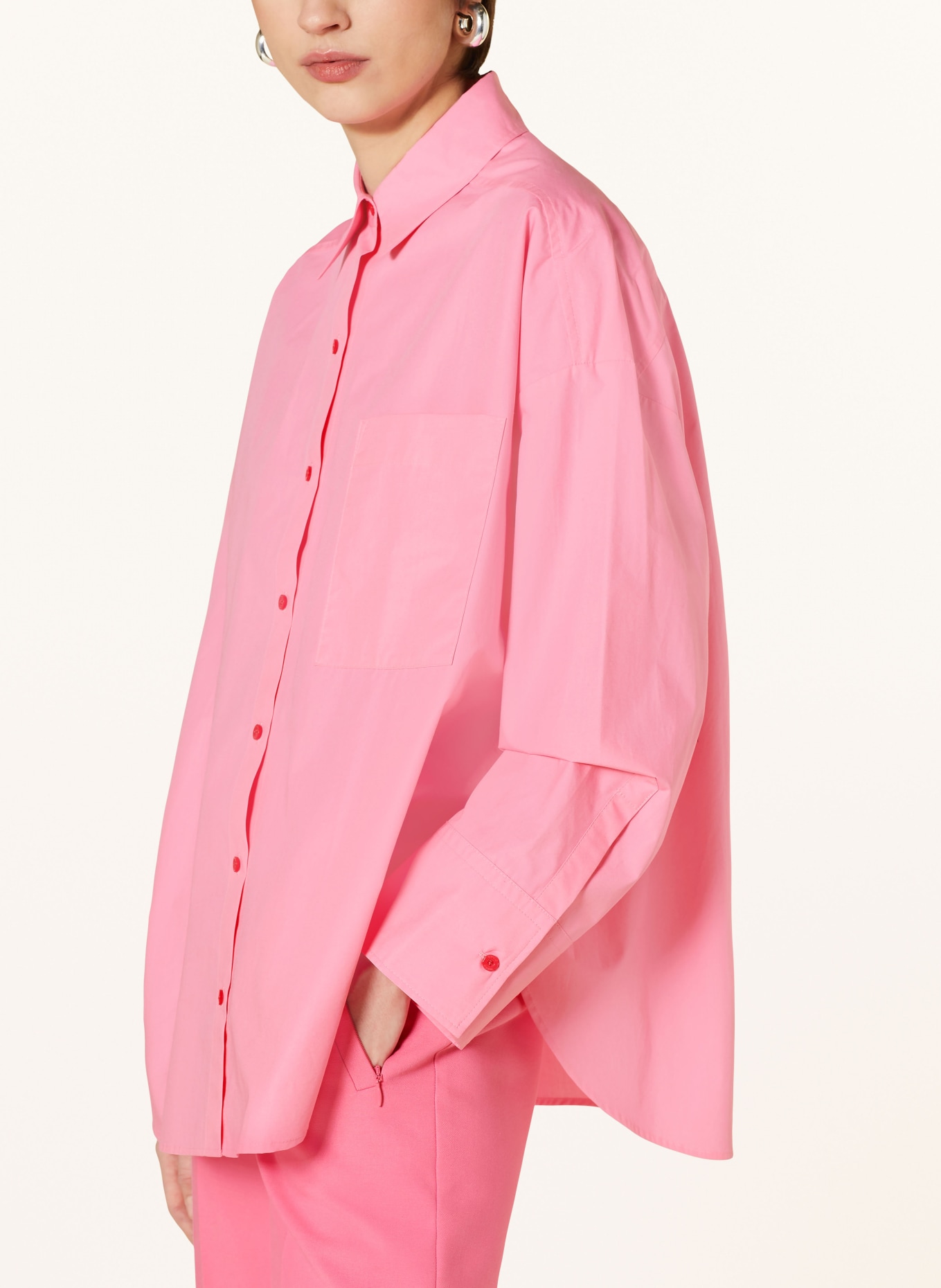HUGO Shirt blouse EXIFA, Color: PINK (Image 4)