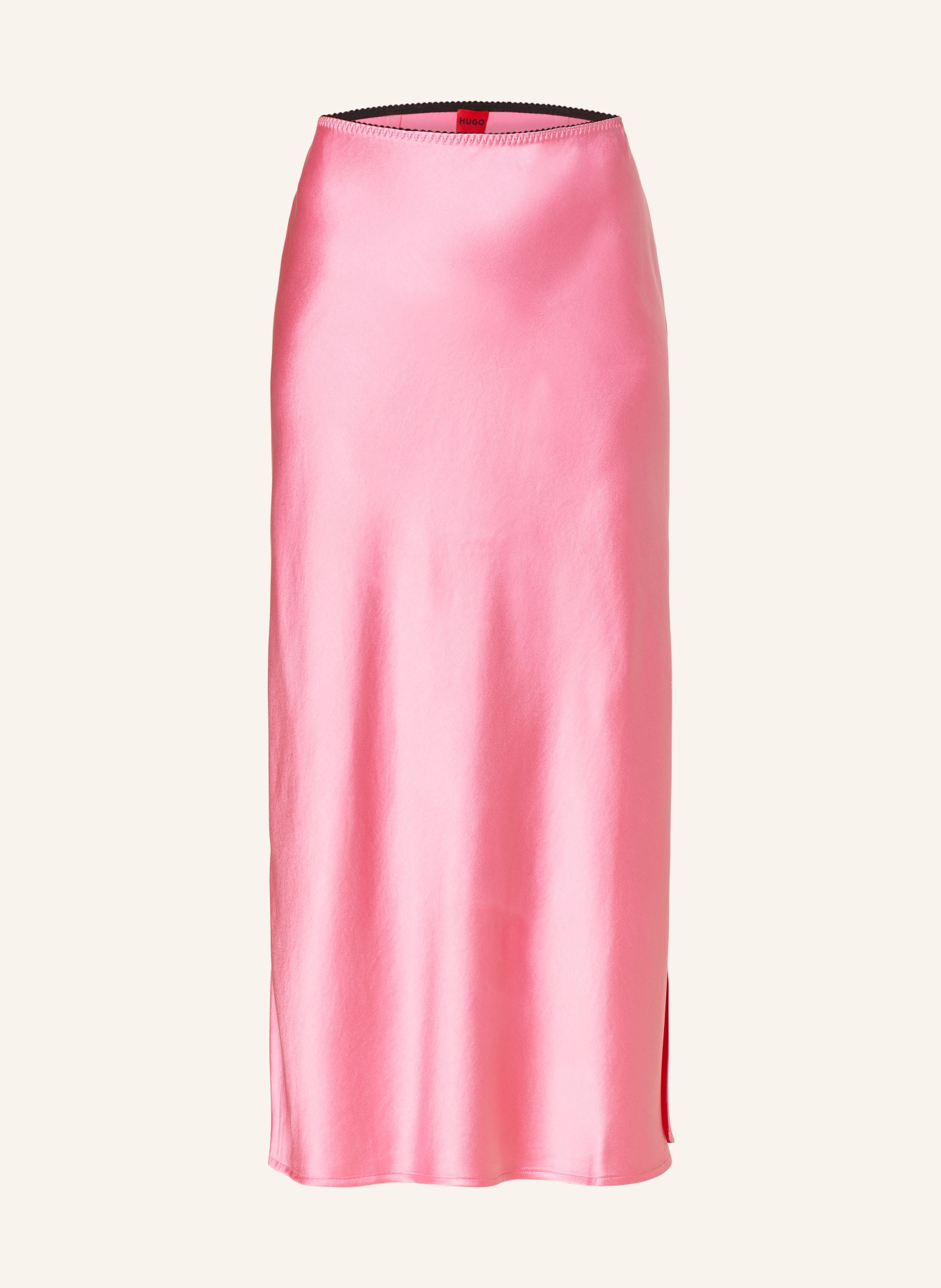 HUGO Satin skirt RAMITANA, Color: PINK (Image 1)