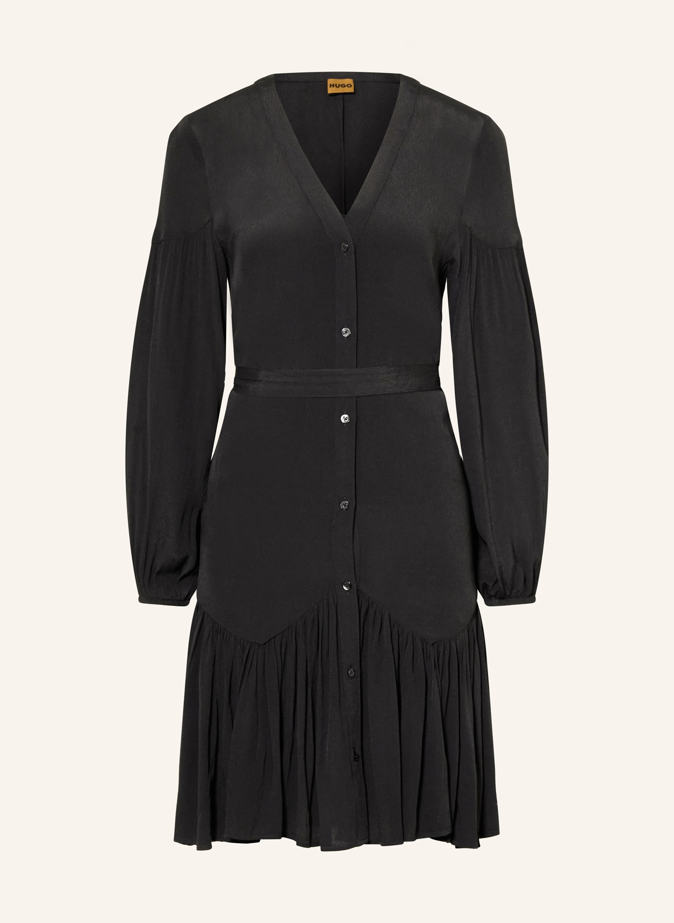 HUGO Shirt dress KAWARDA, Color: BLACK (Image 1)