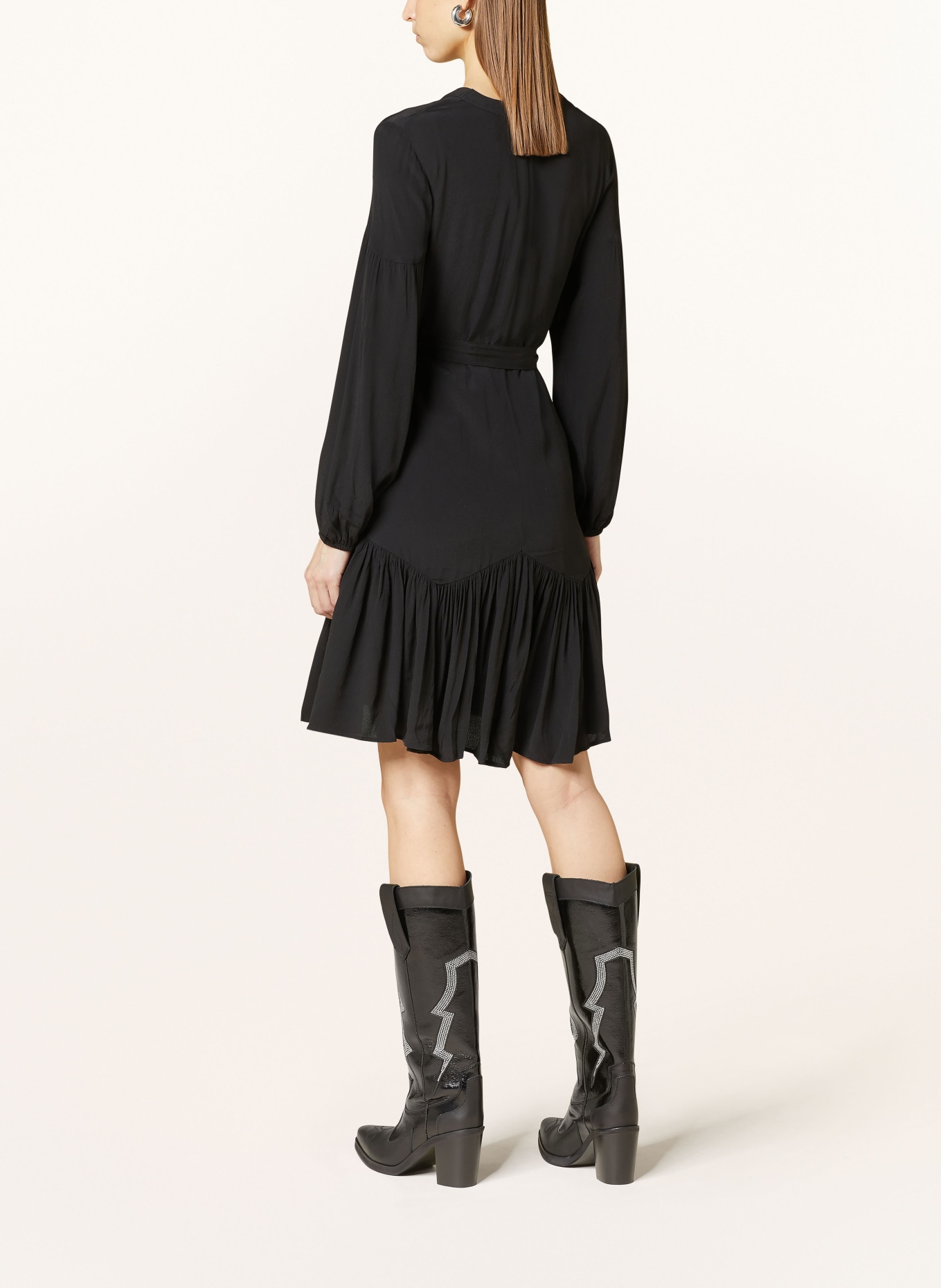 HUGO Shirt dress KAWARDA, Color: BLACK (Image 3)