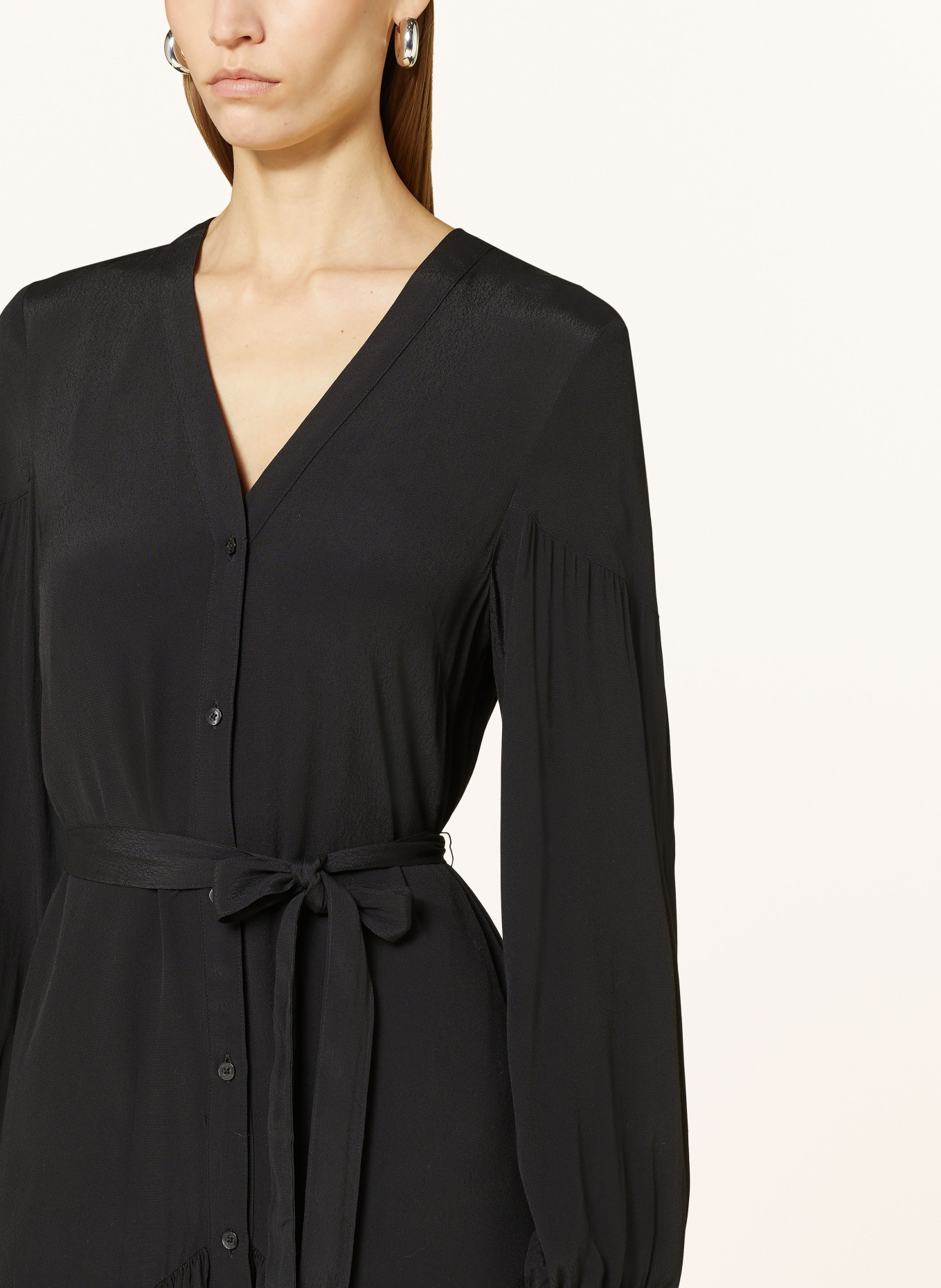 HUGO Shirt dress KAWARDA, Color: BLACK (Image 4)