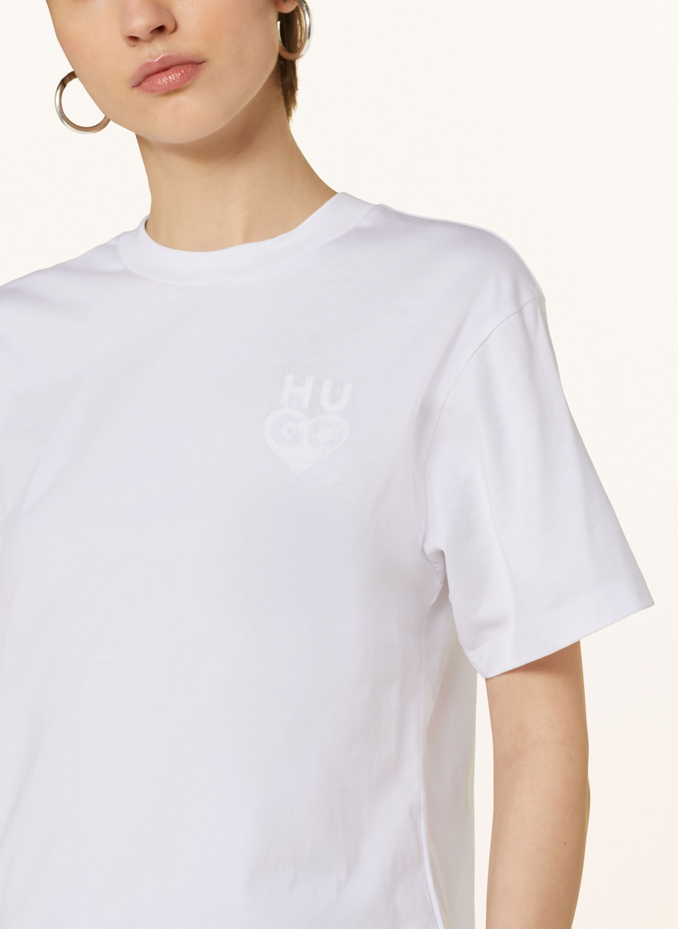 HUGO T-Shirt VINTAGE, Farbe: WEISS (Bild 4)