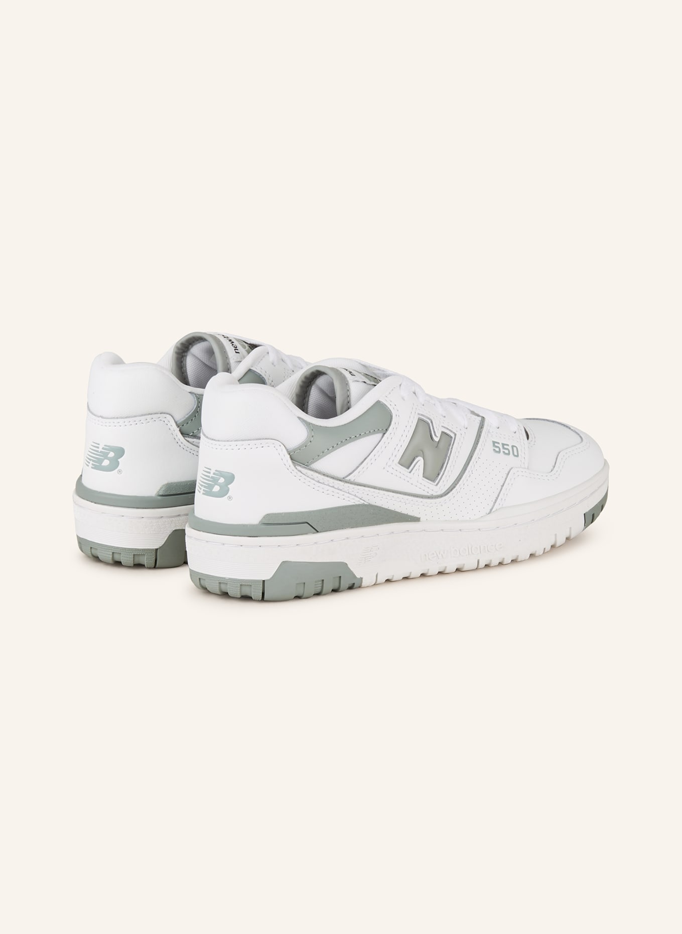 new balance Sneakers 550, Color: WHITE/ GREEN (Image 2)