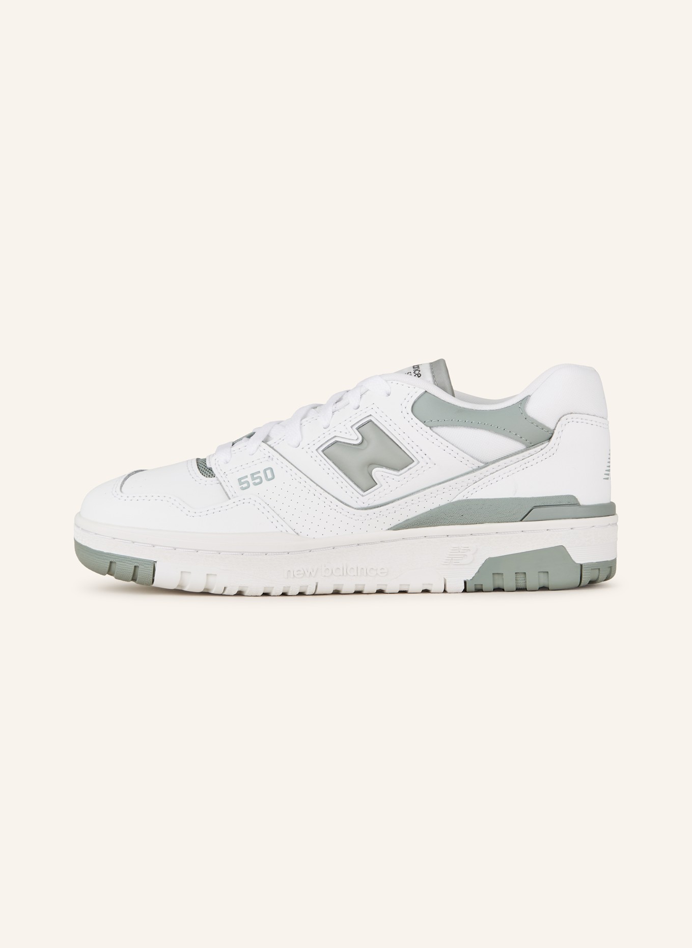 new balance Sneakers 550, Color: WHITE/ GREEN (Image 4)