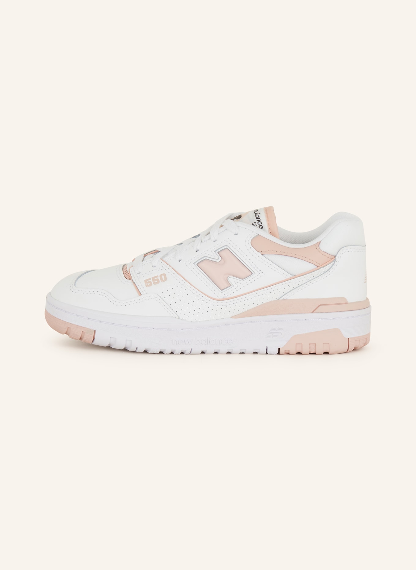 new balance Sneakers 550, Color: WHITE/ PINK (Image 4)