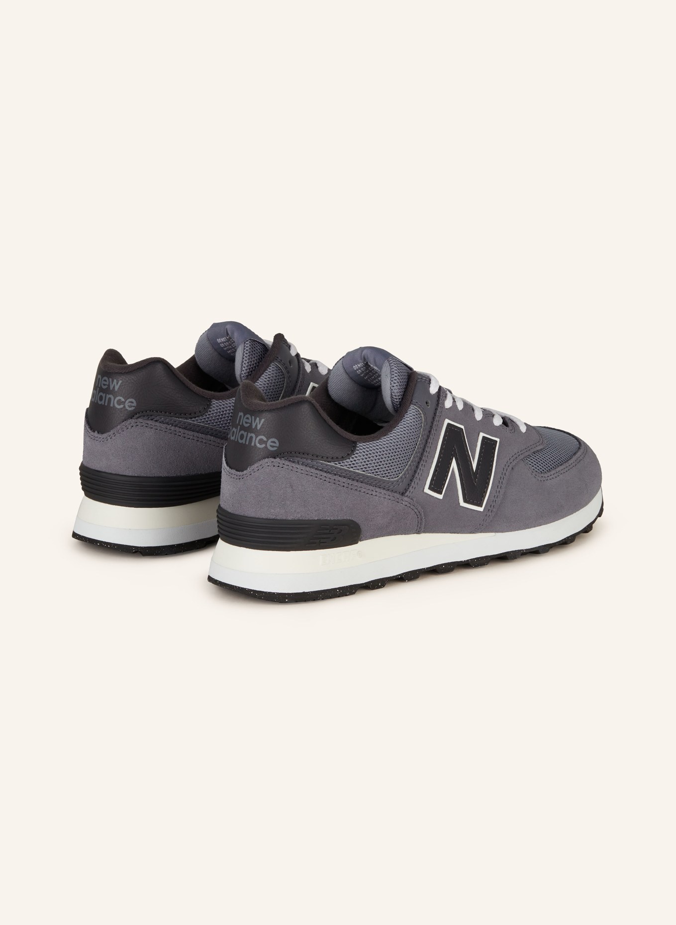new balance Sneakers 574, Color: BLUE GRAY/ BLACK (Image 2)