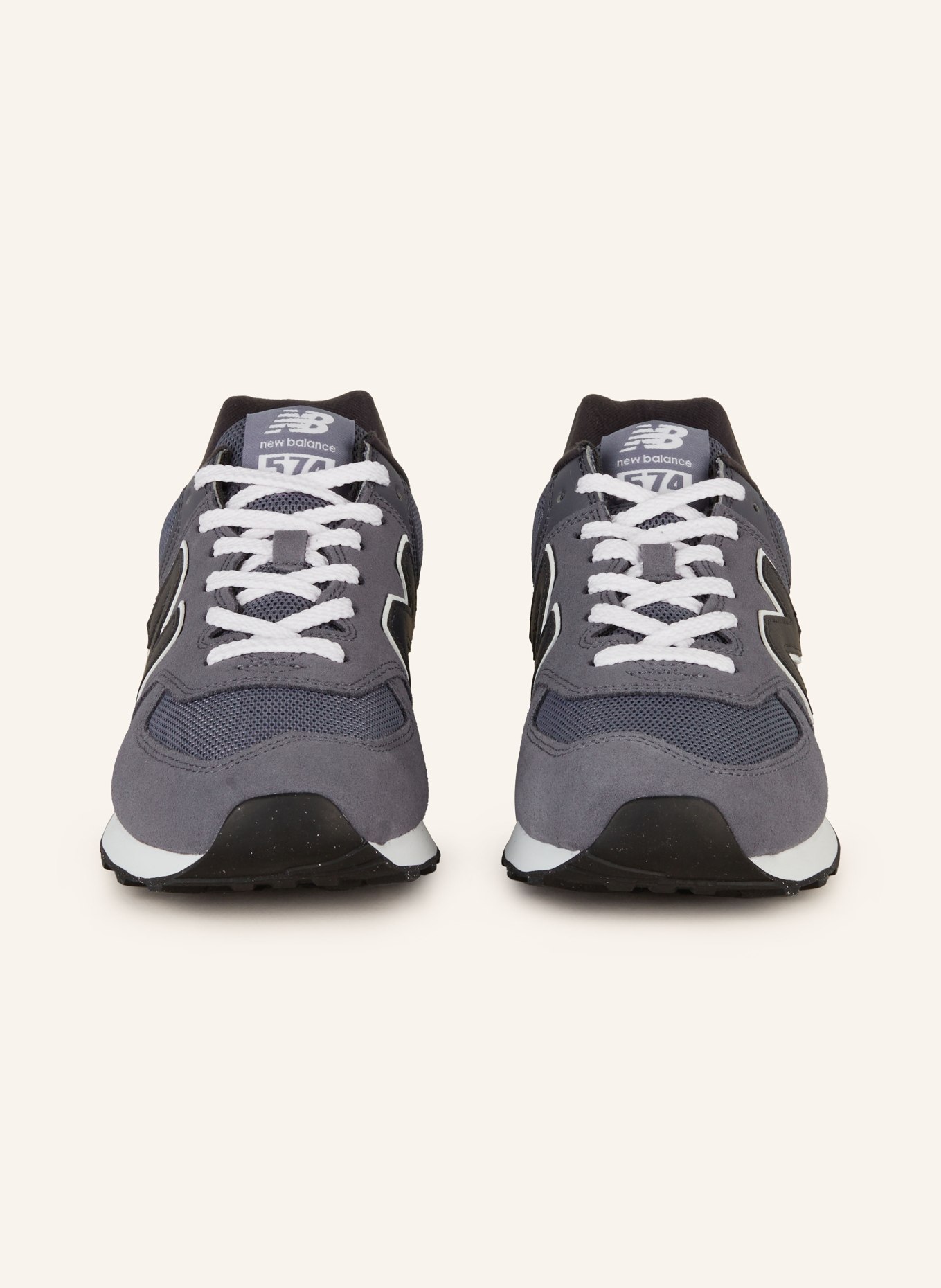 new balance Sneakers 574, Color: BLUE GRAY/ BLACK (Image 3)
