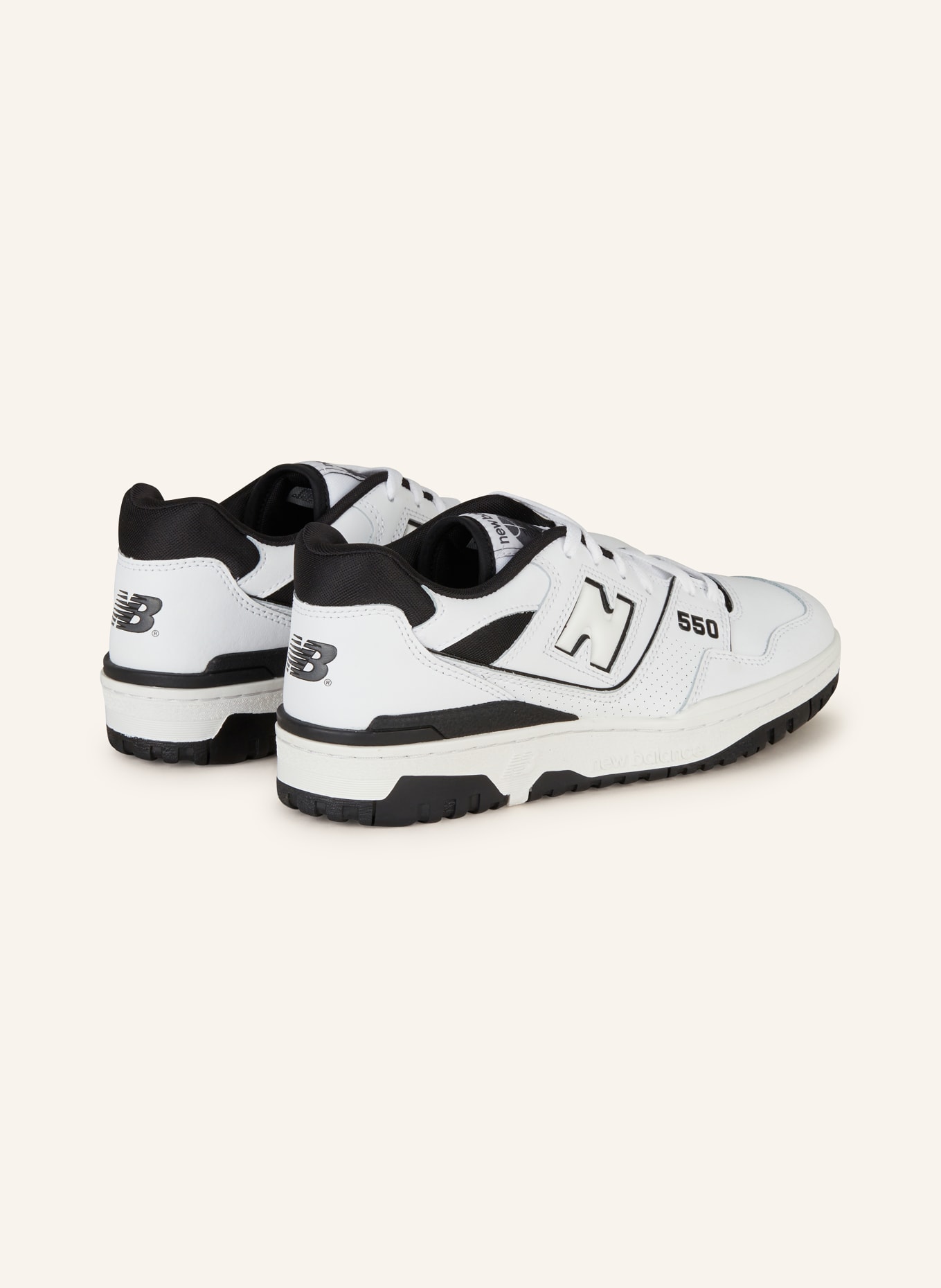 new balance Sneakers 550, Color: WHITE/ BLACK (Image 2)