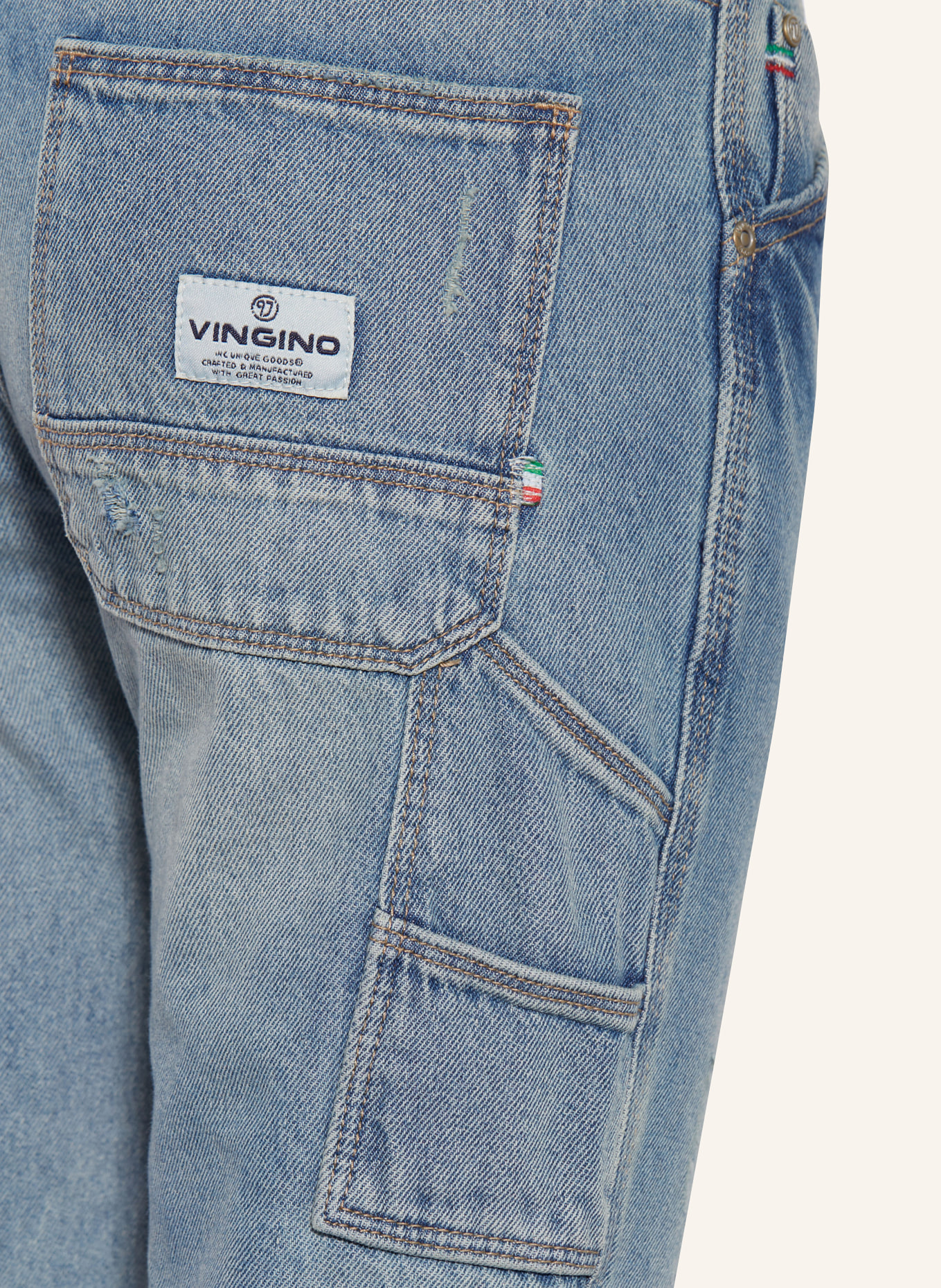 VINGINO Straight Jeans PEPPE Straight Fit, Farbe: HELLBLAU (Bild 3)