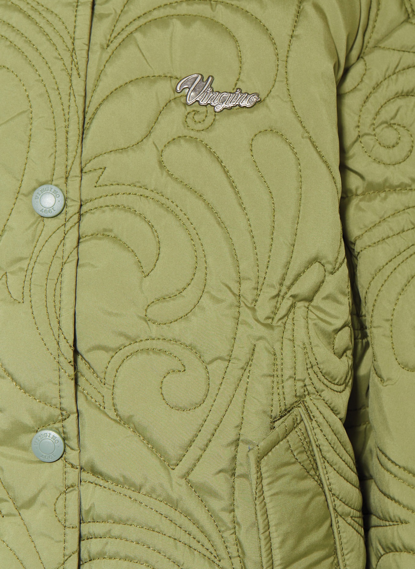 VINGINO Prošívaná bunda TALIYA, Barva: OLIVOVÁ (Obrázek 3)