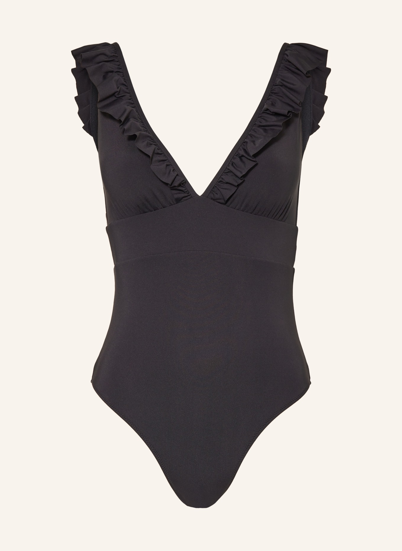 SAM FRIDAY Swimsuit NEPTUNE with ruffles, Color: BLACK (Image 1)