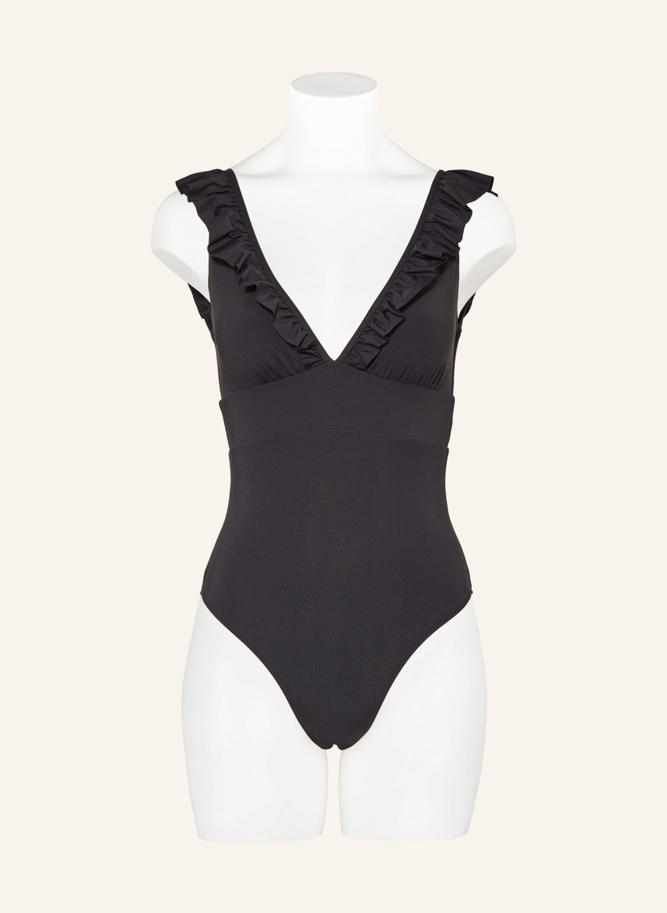 SAM FRIDAY Swimsuit NEPTUNE with ruffles, Color: BLACK (Image 2)