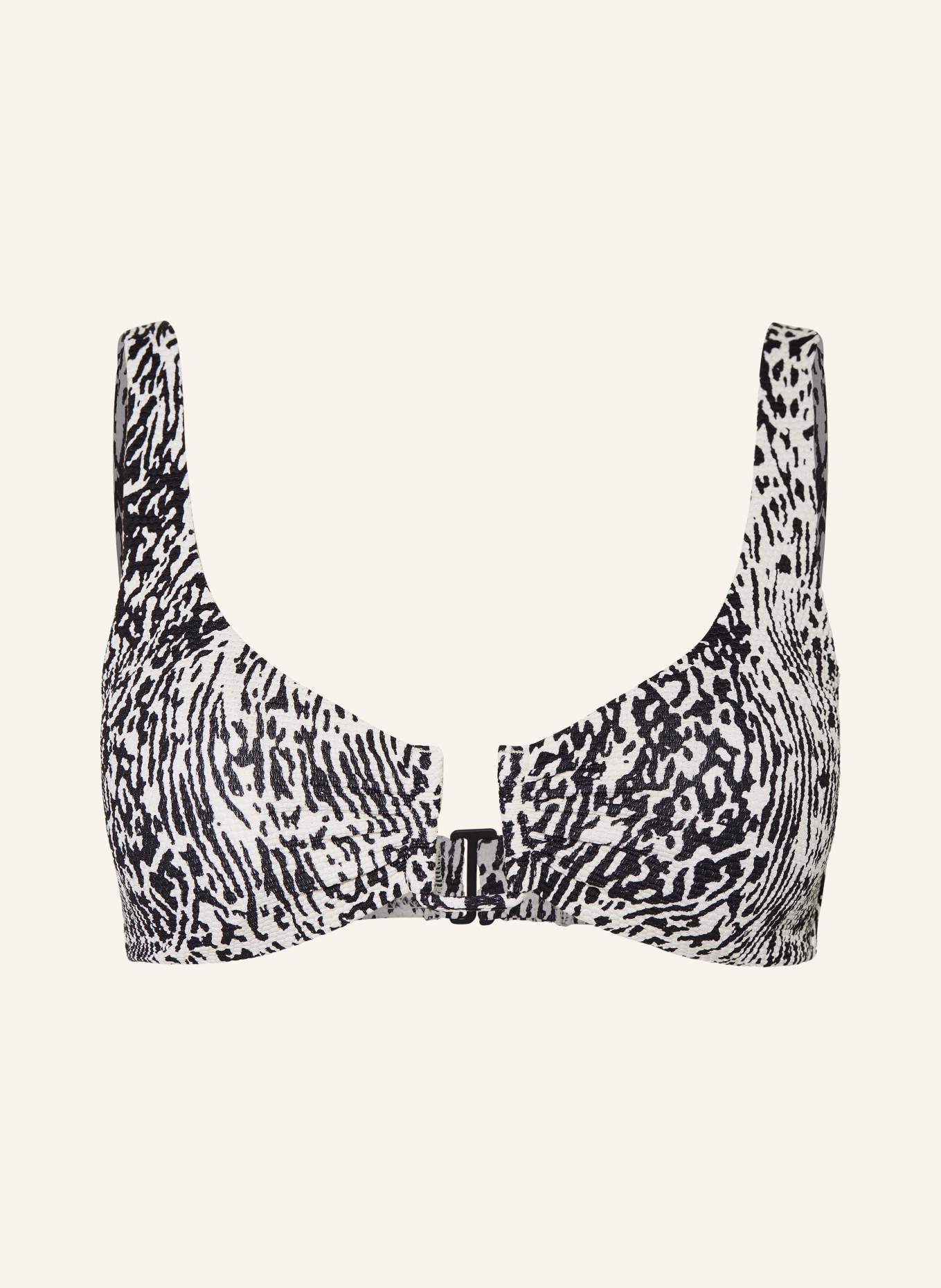 SAM FRIDAY Bralette bikini top SWASH, Color: BLACK/ WHITE (Image 1)