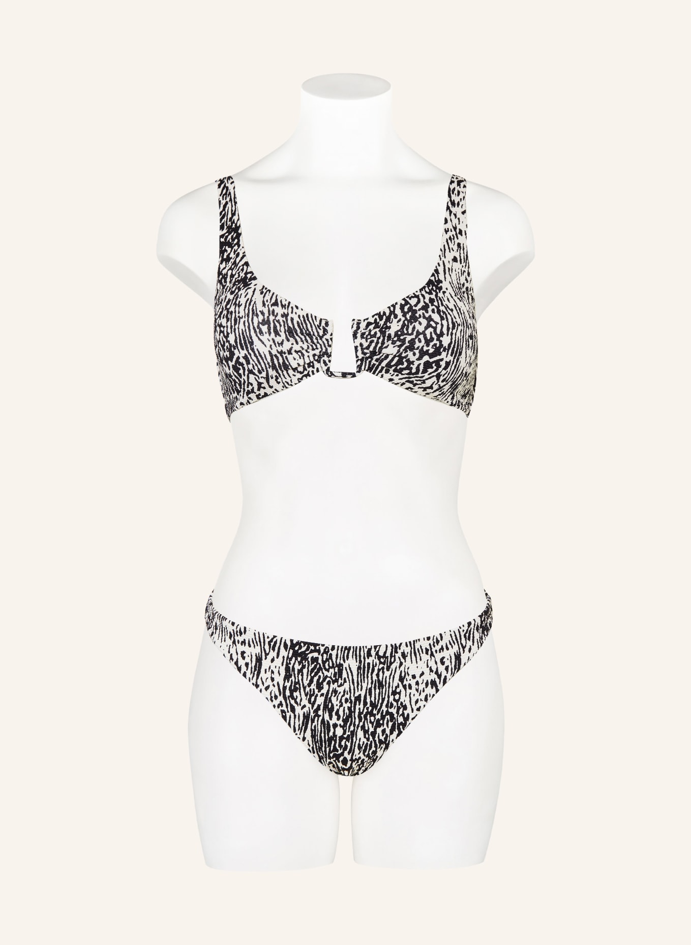 SAM FRIDAY Bralette bikini top SWASH, Color: BLACK/ WHITE (Image 2)