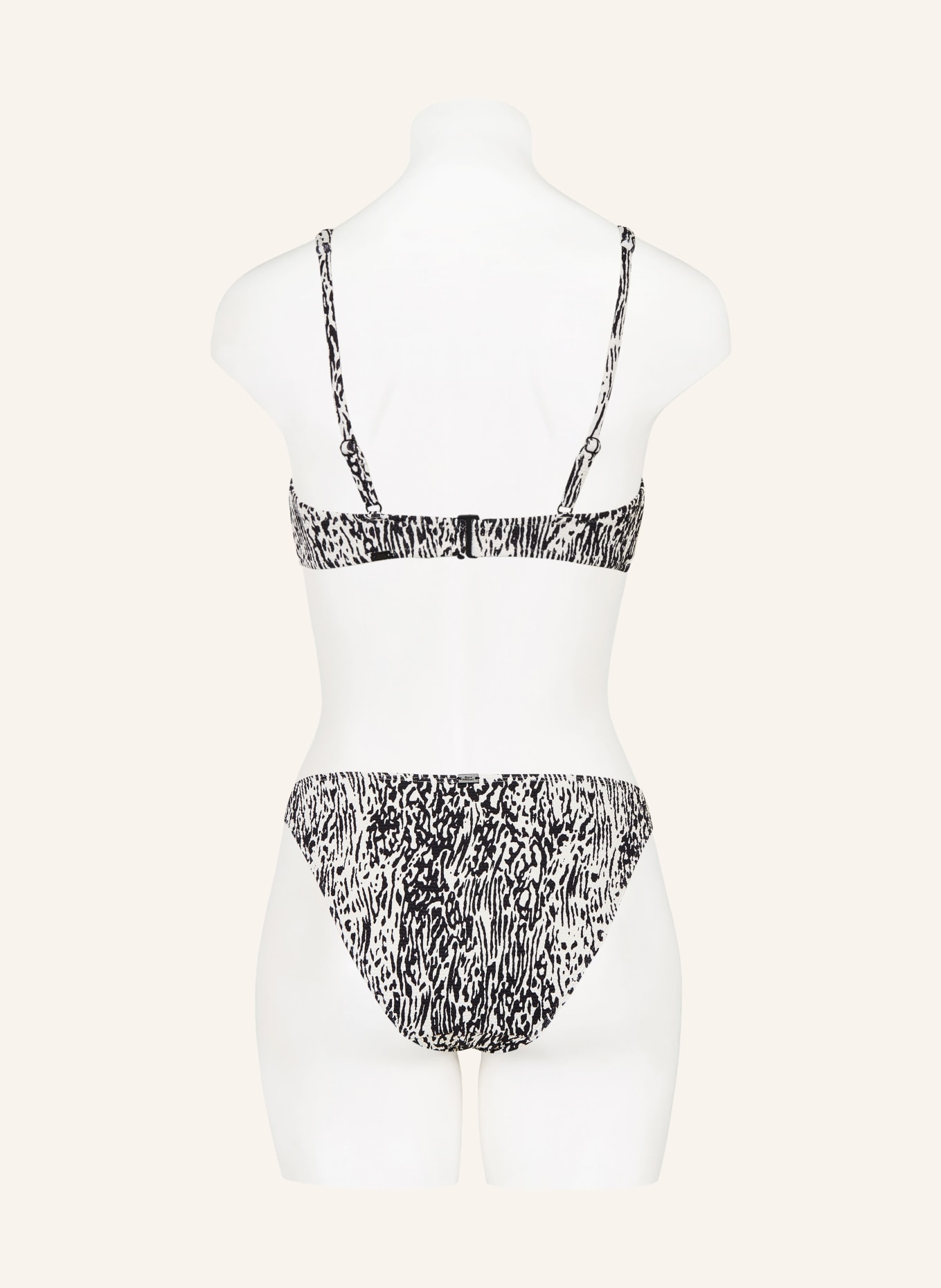 SAM FRIDAY Bralette bikini top SWASH, Color: BLACK/ WHITE (Image 3)