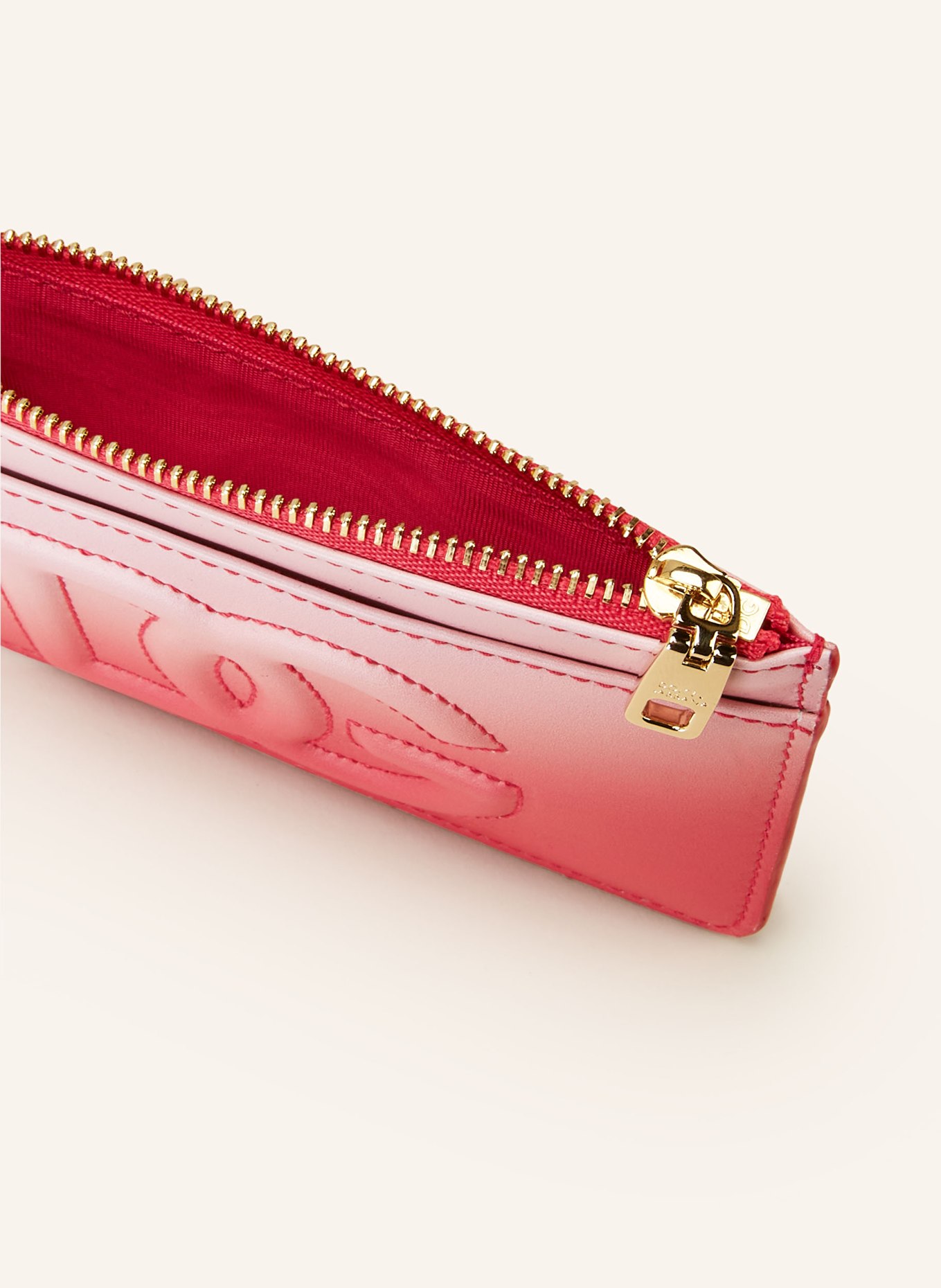 DOLCE & GABBANA Card case with coin compartment, Color: PINK/ PINK (Image 3)