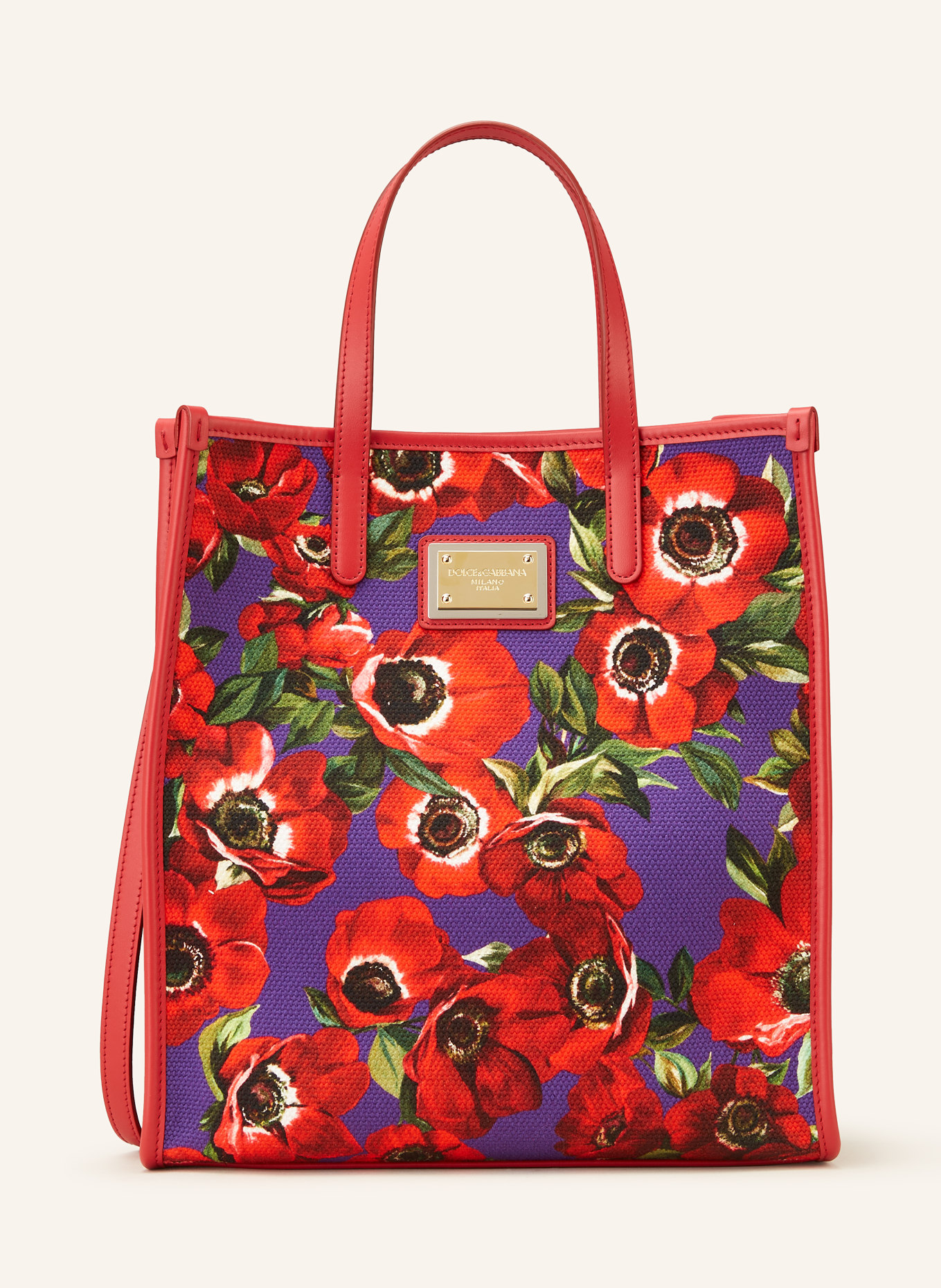 DOLCE & GABBANA Handbag, Color: RED/ PURPLE/ GREEN (Image 1)