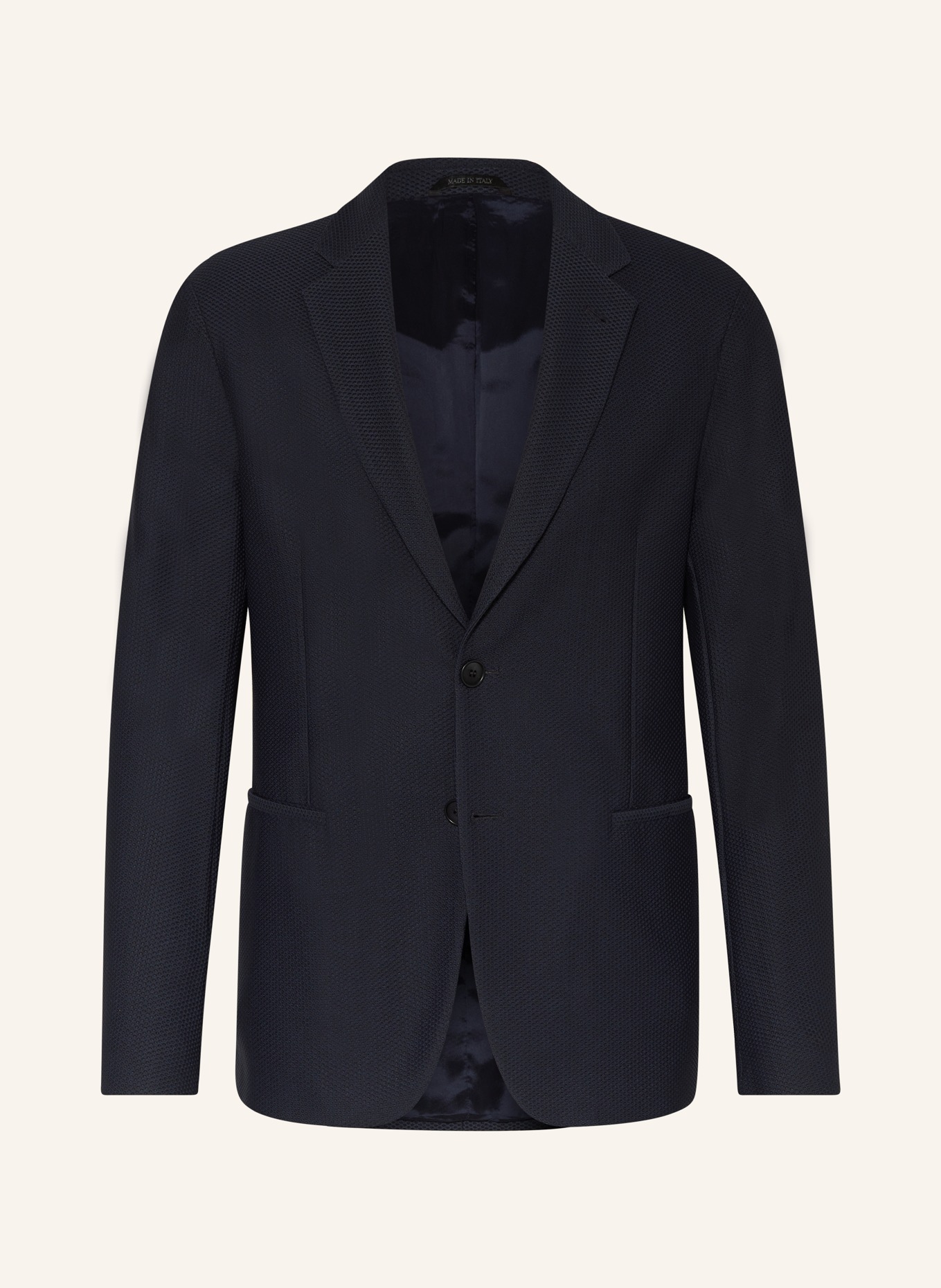 GIORGIO ARMANI Tailored jacket slim fit, Color: DARK BLUE (Image 1)