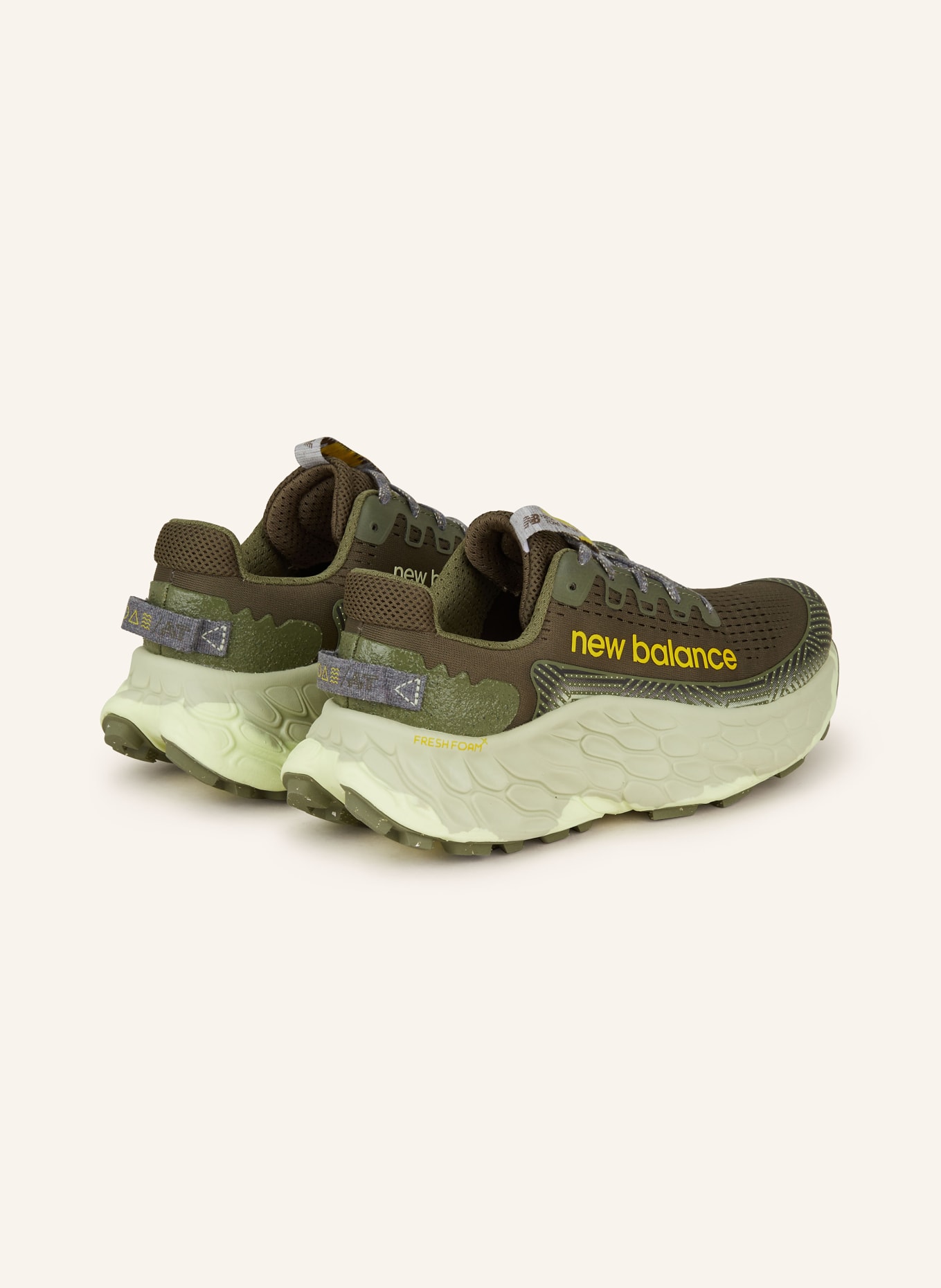 new balance Trailrunning-Schuhe FRESH FOAM X MORE TRAIL V3, Farbe: DUNKELGRÜN/ GELB (Bild 2)