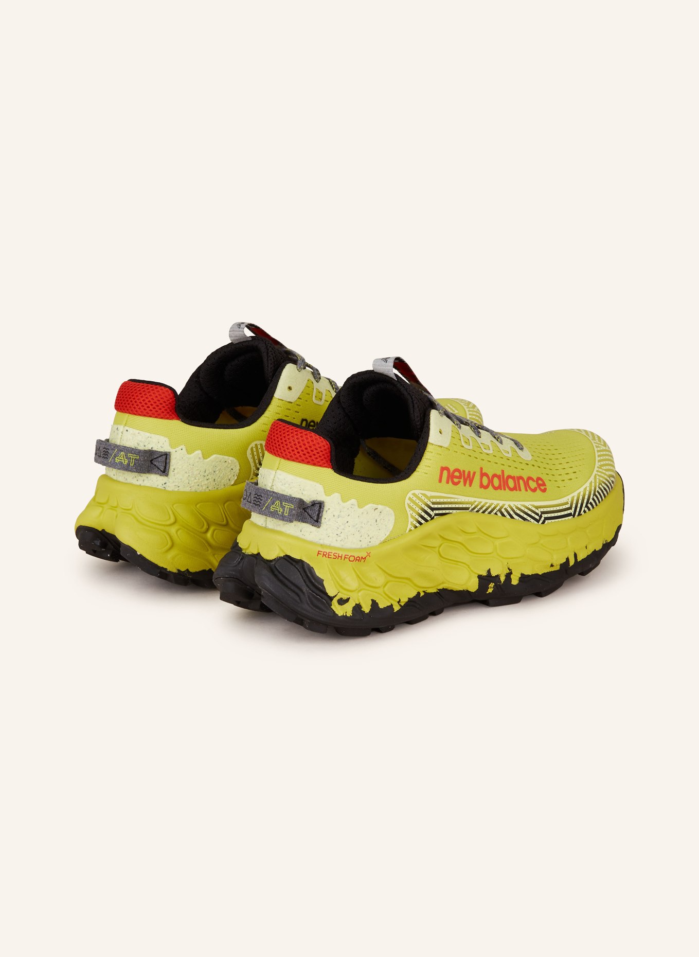 new balance Trailrunning-Schuhe FRESH FOAM X MORE TRAIL V3, Farbe: NEONGRÜN/ ROT (Bild 2)