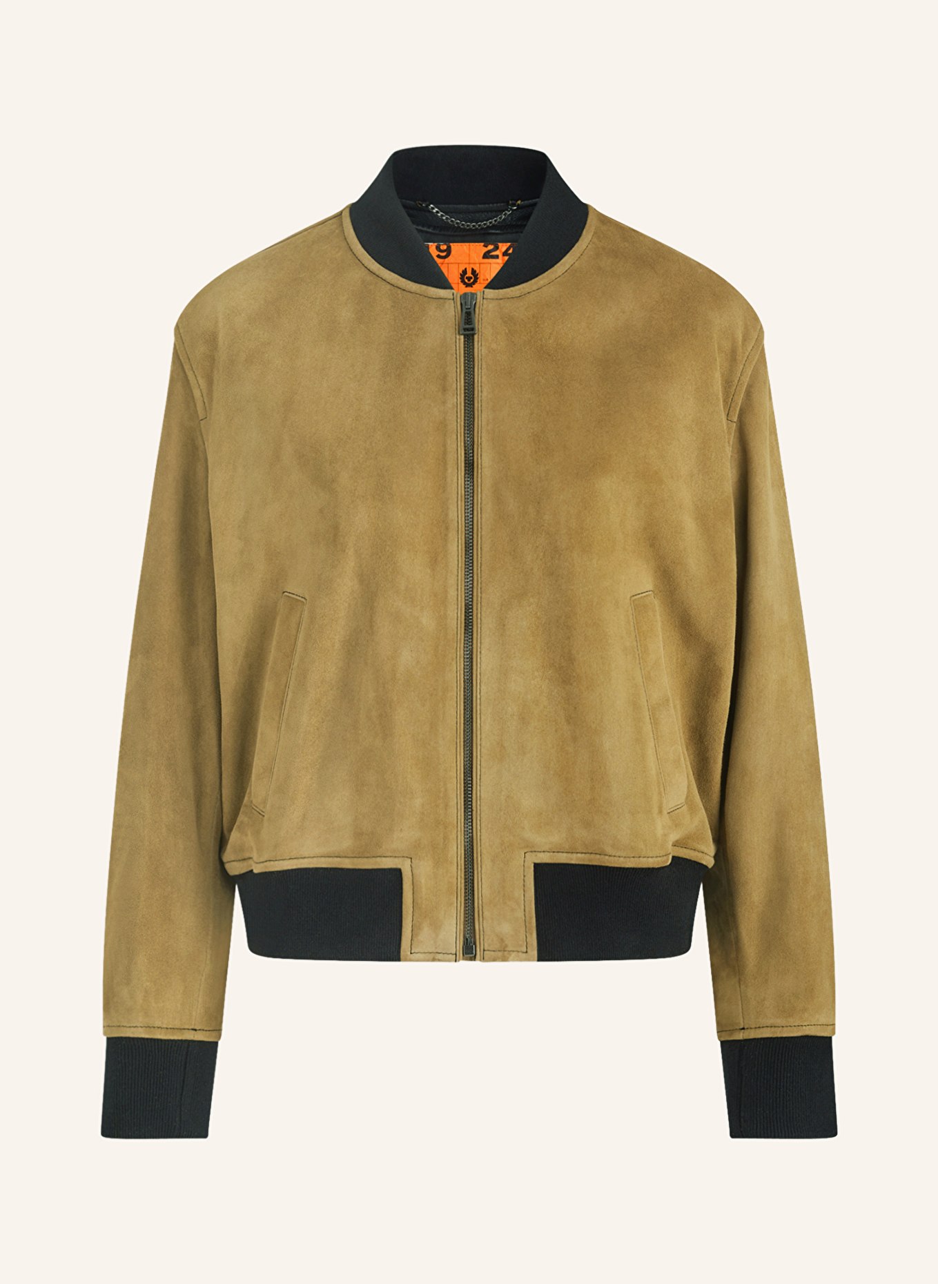 BELSTAFF Leather jacket CENTENARY, Color: KHAKI (Image 1)