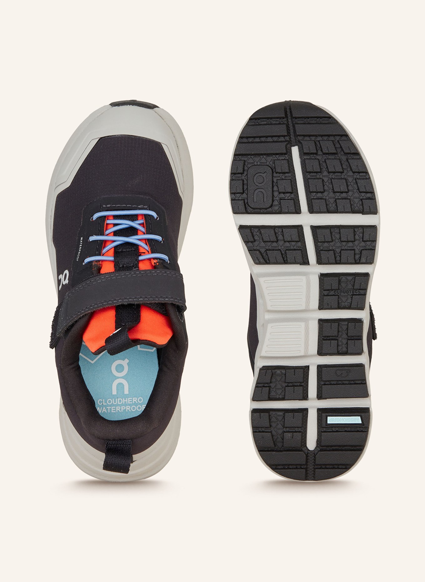On Sneaker CLOUDHERO WATERPROOF, Farbe: SCHWARZ/ GRAU (Bild 5)
