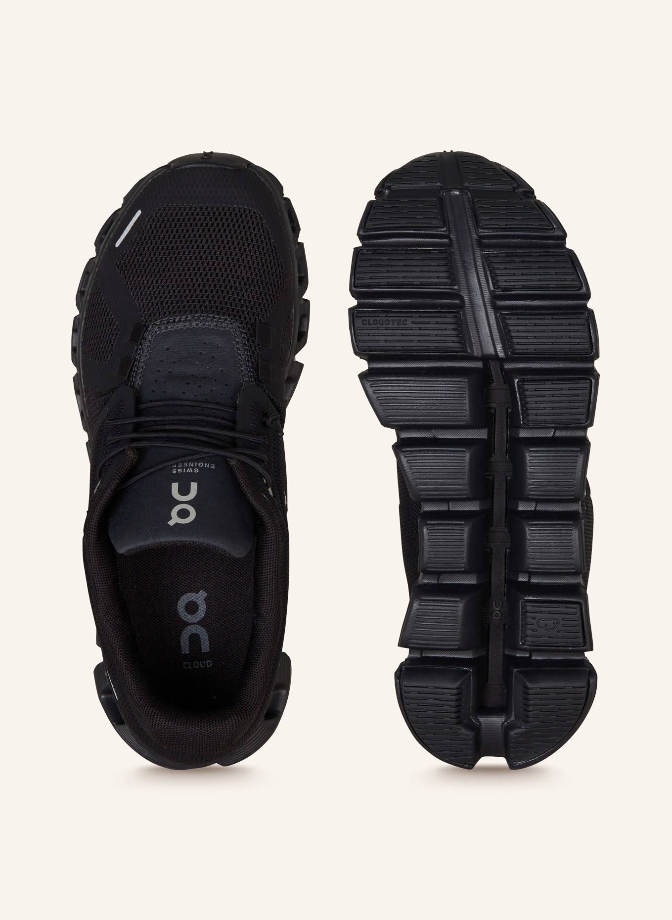 On Sneaker CLOUD 5: SCHWARZ