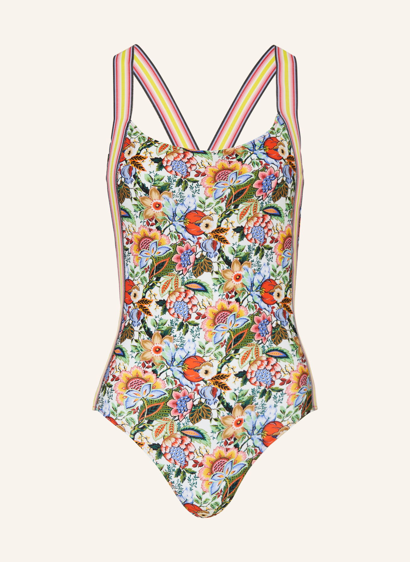 ETRO Swimsuit, Color: WHITE/ RED/ LIGHT GREEN (Image 1)