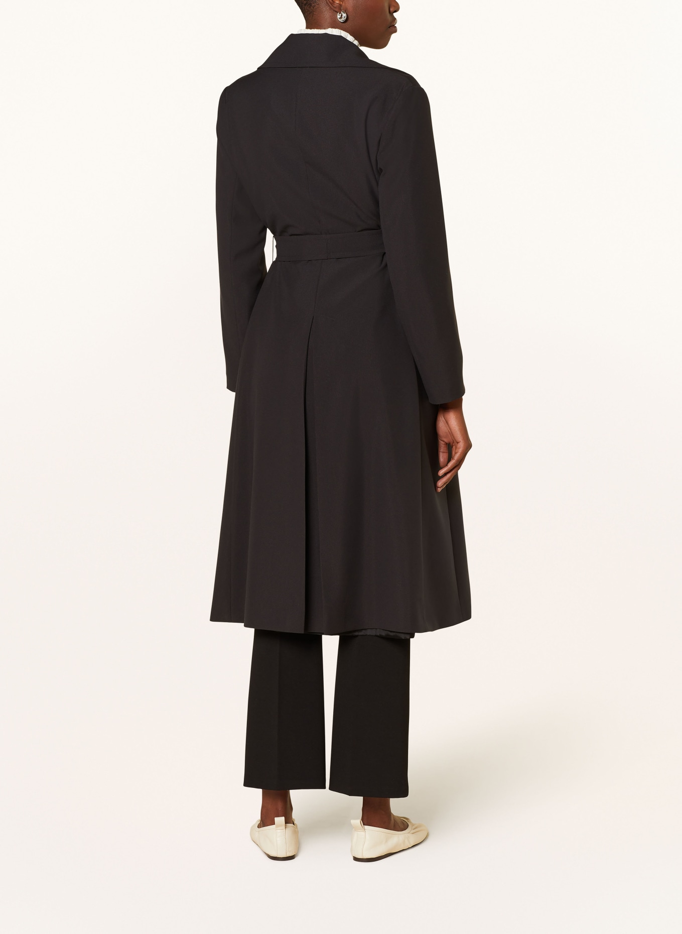 CINZIA ROCCA Trench coat, Color: BLACK (Image 3)