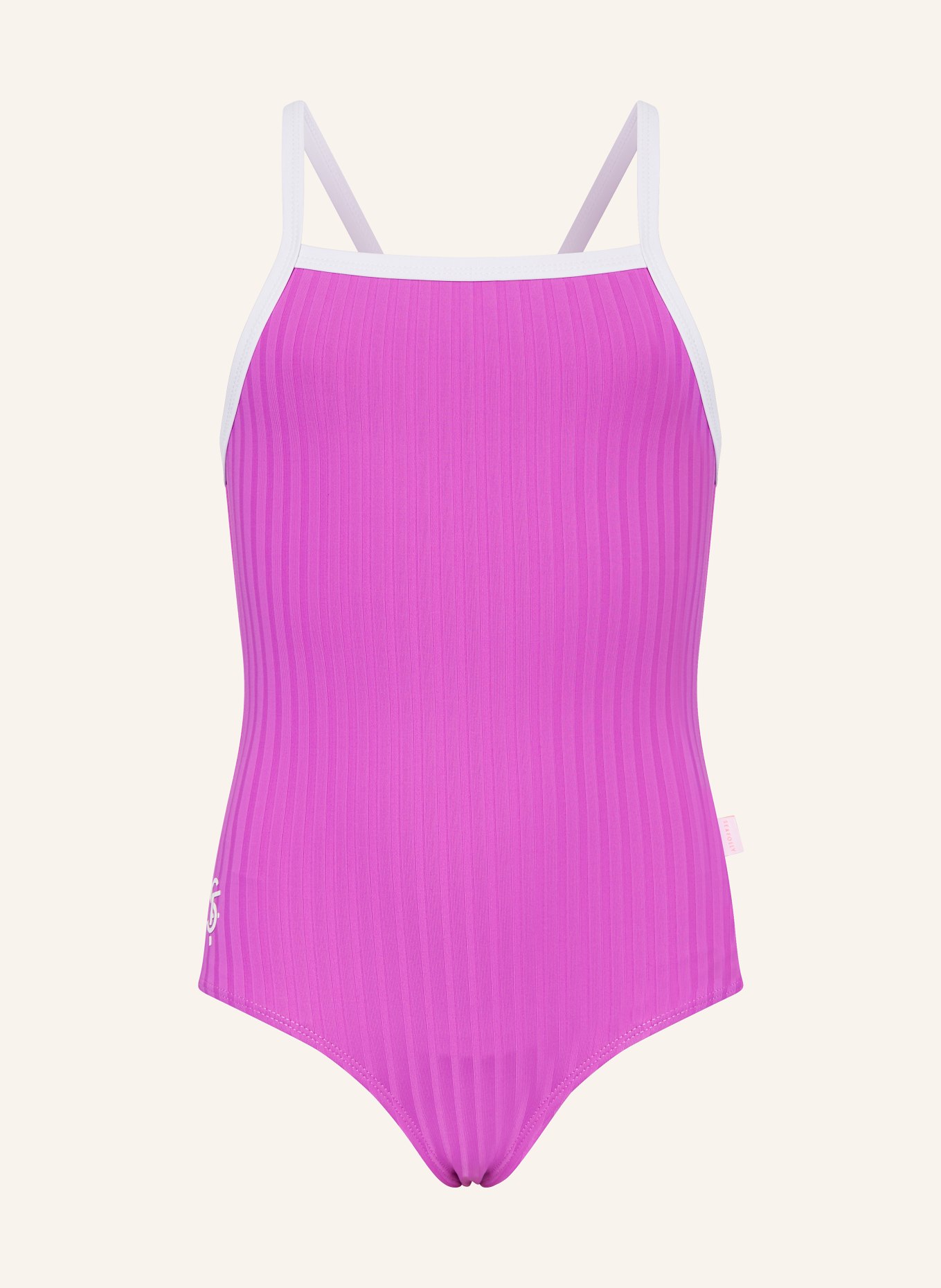 SEAFOLLY Badeanzug ESSENTIALS, Farbe: LILA/ WEISS (Bild 1)